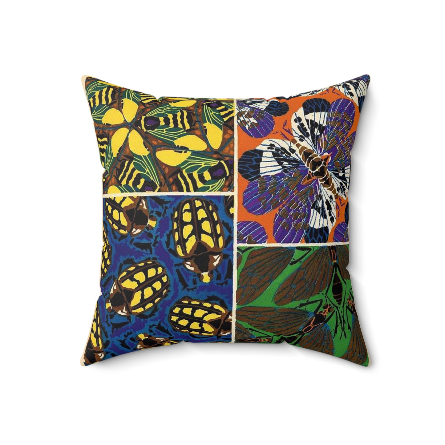 Insectes - EA Séguy - 1929 - page 21 Decorative Accent Square Pillow