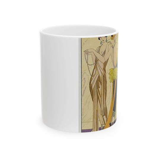 George Barbier judgement paris - Art Deco public domain image Beautiful Novelty Ceramic Coffee Mug 11oz