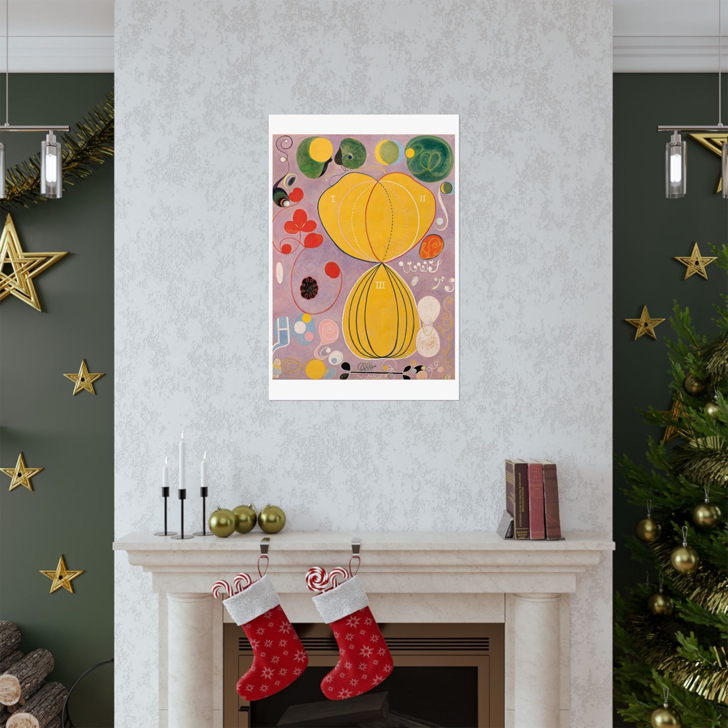 Hilma af Klint - The Ten Largest No. 7 - Adulthood - 1907 High Quality Matte Wall Art Poster for Home, Office, Classroom