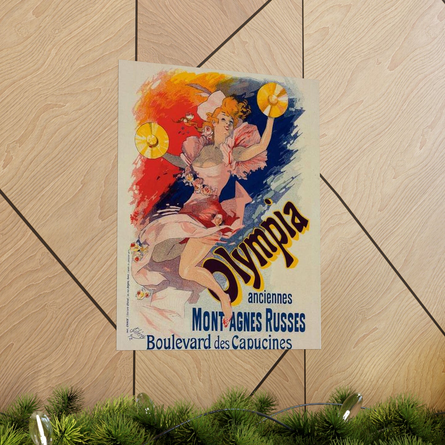 Affiche pour "Olympia". - Art nouveau public domain poster High Quality Matte Wall Art Poster for Home, Office, Classroom