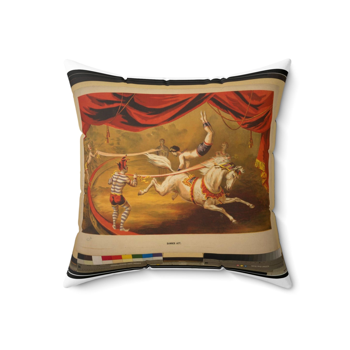 Banner act - Print, Library of Congress collection Decorative Accent Square Pillow