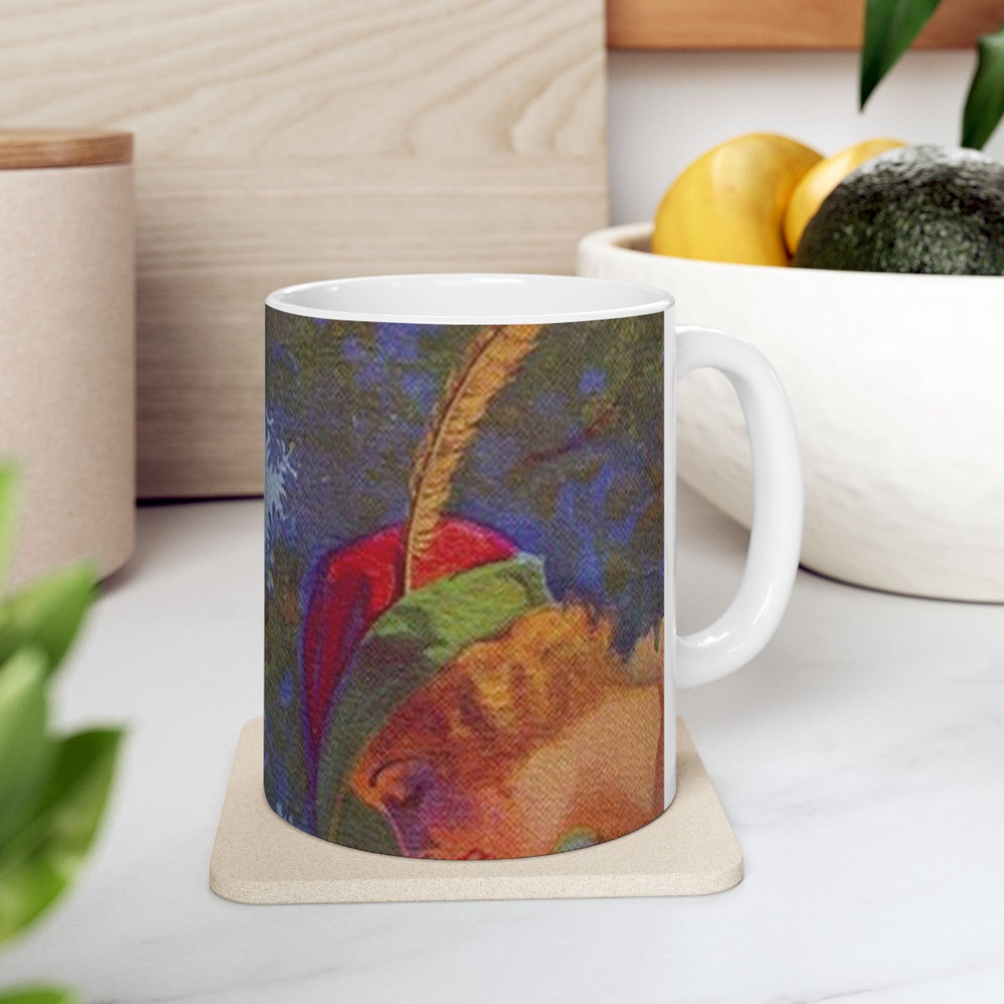 The Paradise of Peter Pan, print of painting by Edward Mason Eggleston, 1932 (cropped) Beautiful Novelty Ceramic Coffee Mug 11oz