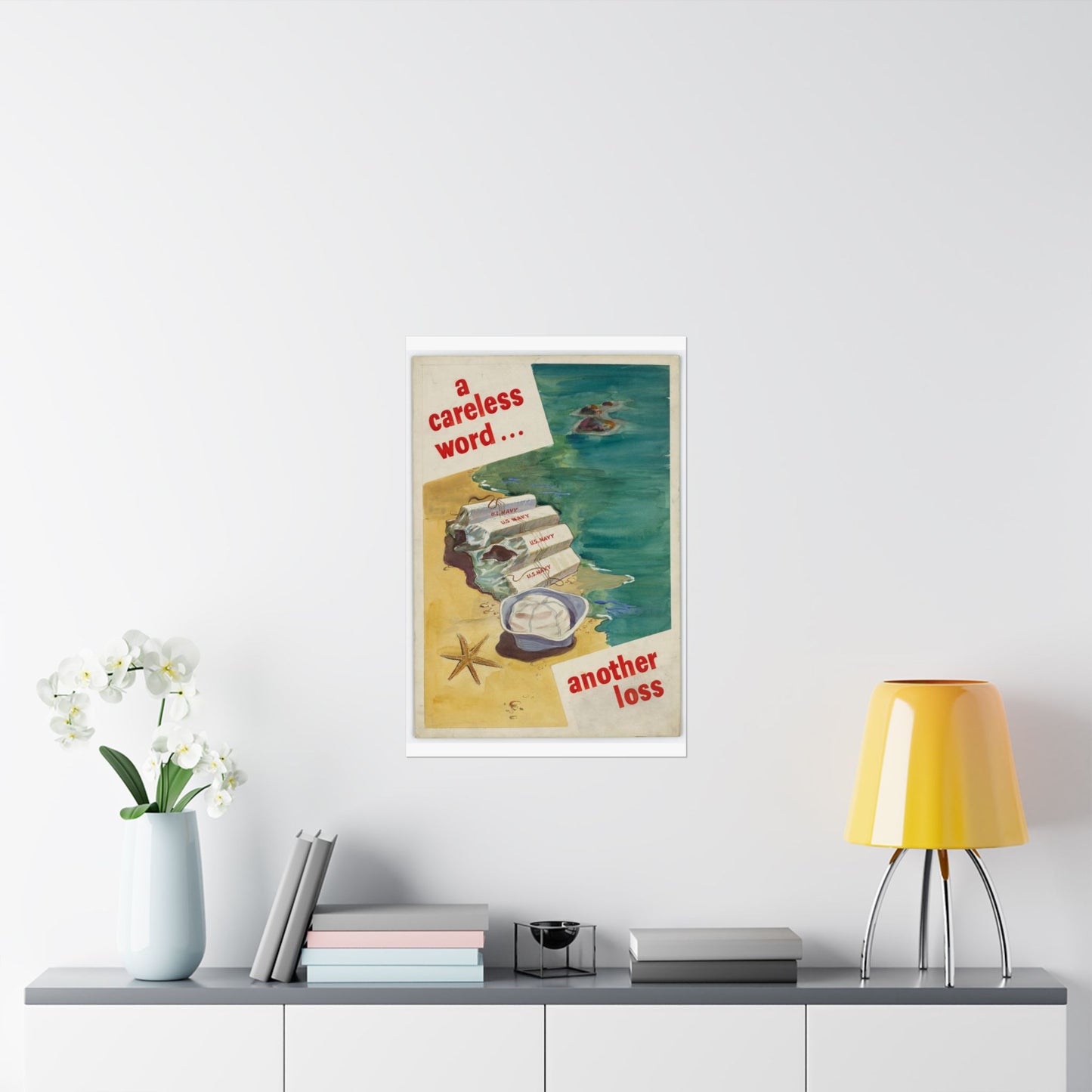 A Careless Word... Another Loss High Quality Matte Wall Art Poster for Home, Office, Classroom