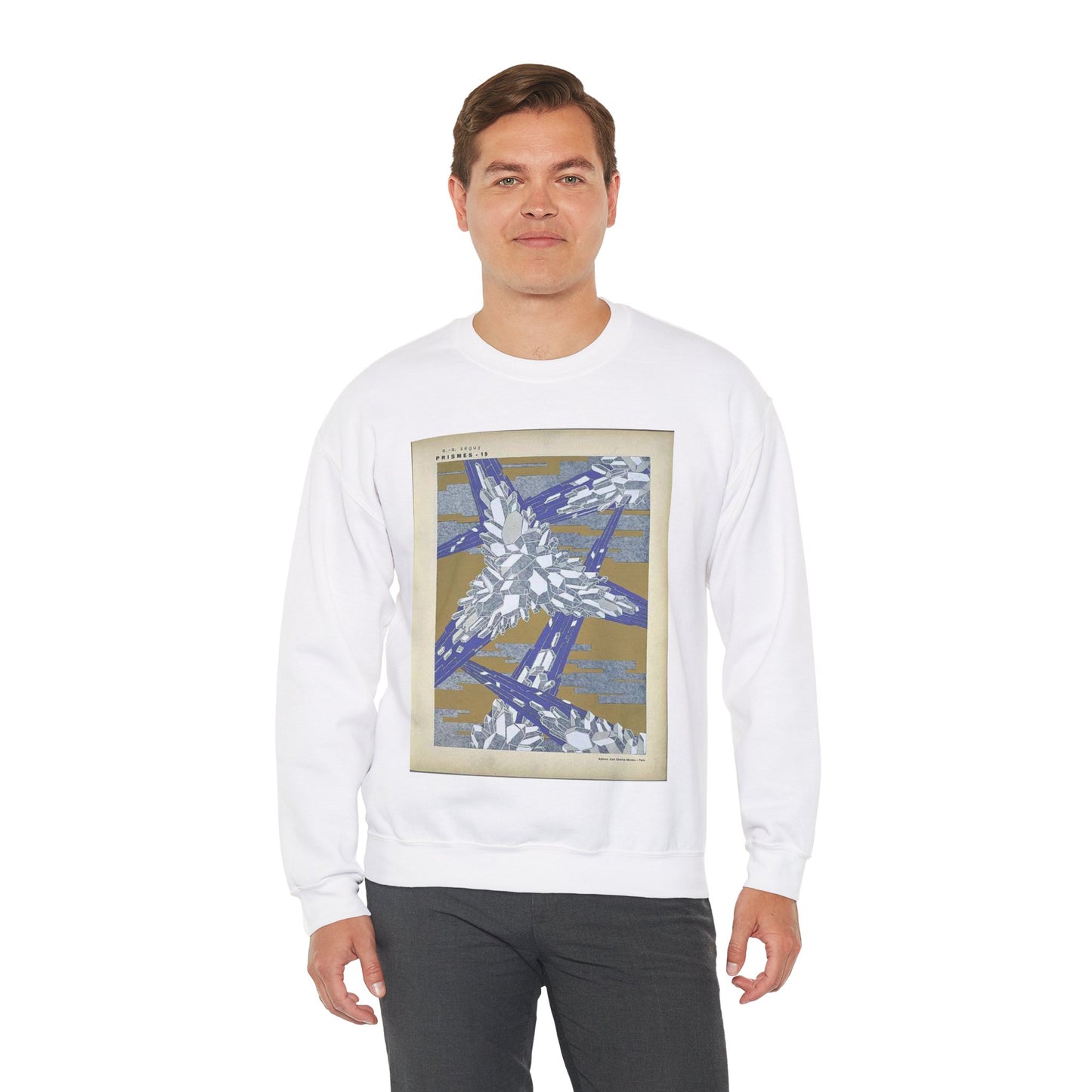 Prismes - EA Séguy - 1933 - page 21 White Heavy Blend Adult Crew Neck SweatShirt