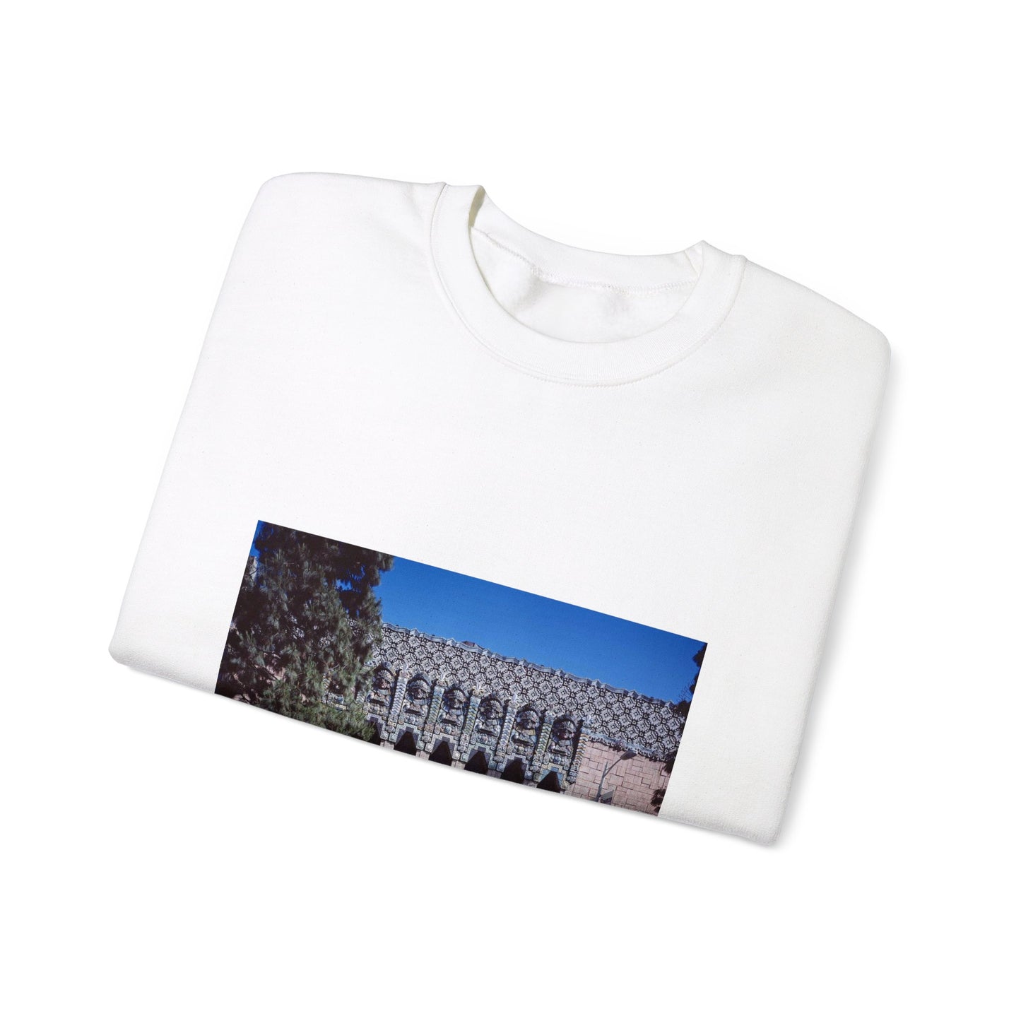 Photographs of buildings in Los Angeles, California and the surrounding area White Heavy Blend Adult Crew Neck SweatShirt