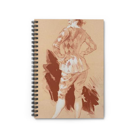 Dessin original pour la couverture des Maîtres de l'Affiche. Spiral Bound Ruled Notebook with Printed Cover