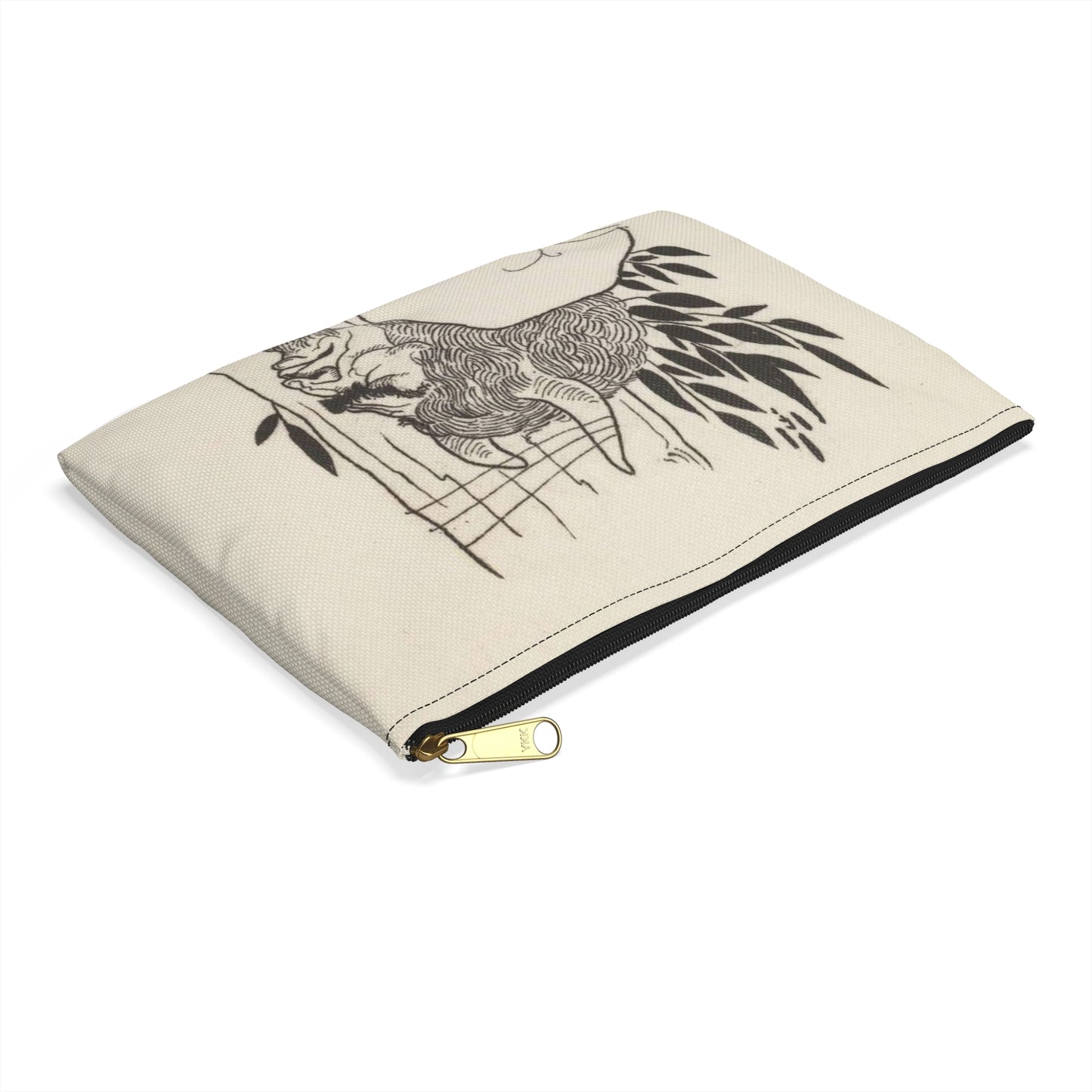 Grotesques by Aubrey Beardsley. Facsimile Platinum Prints by Frederick H. Evans from the Twelve Original Drawings in His Collection with a Portrait Frontispiece MET DP366708 Large Organizer Pouch with Black Zipper