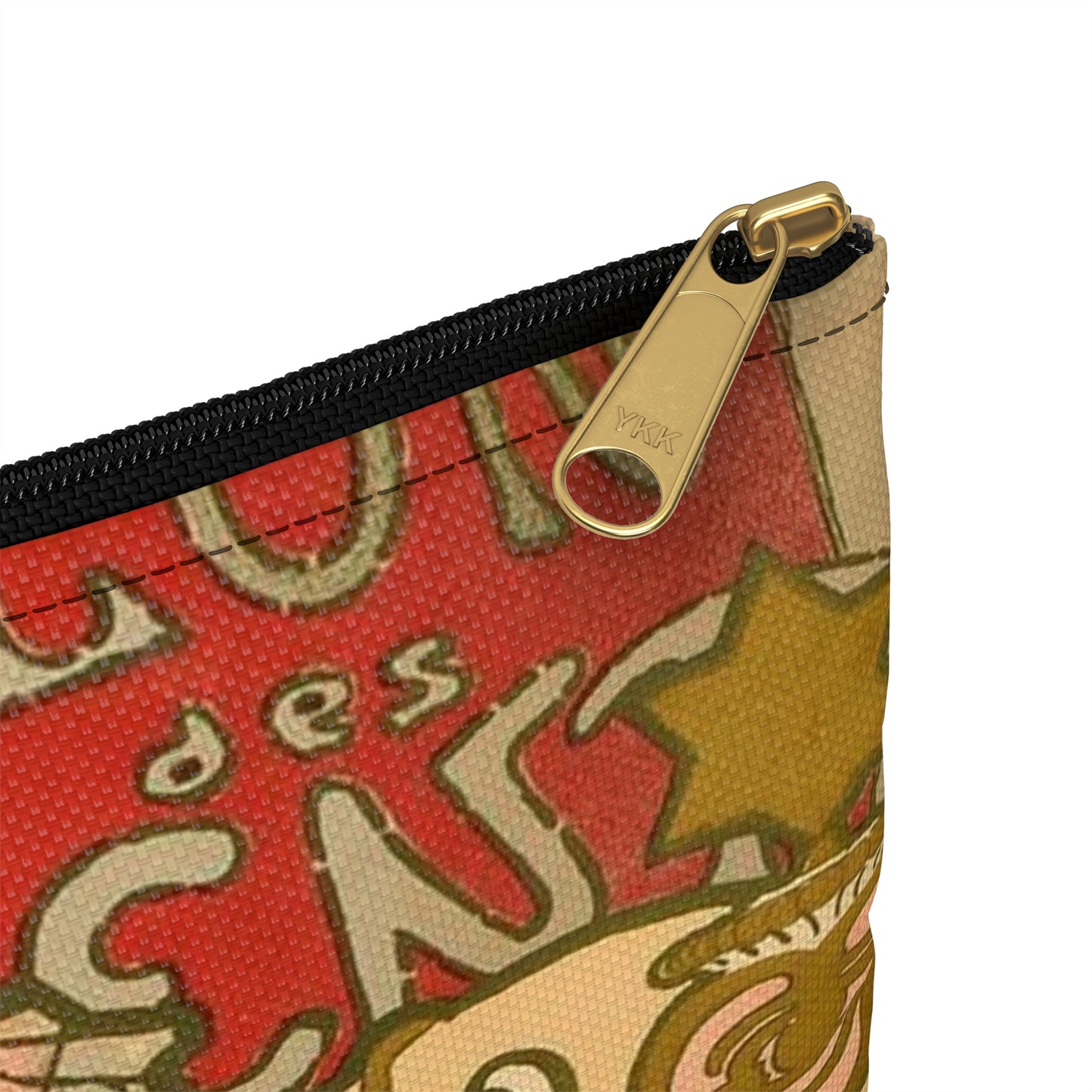 Salon des Cent (20) - mars 1896 Large Organizer Pouch with Black Zipper