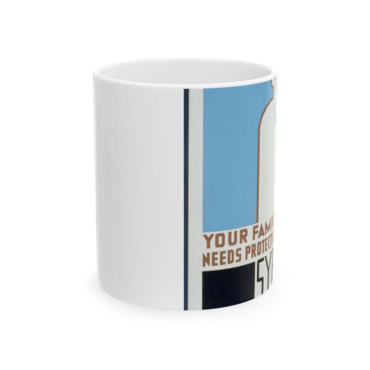 Your family needs protection against syphilis Your wife or husband and children should be examined and treated if necessary. Beautiful Novelty Ceramic Coffee Mug 11oz