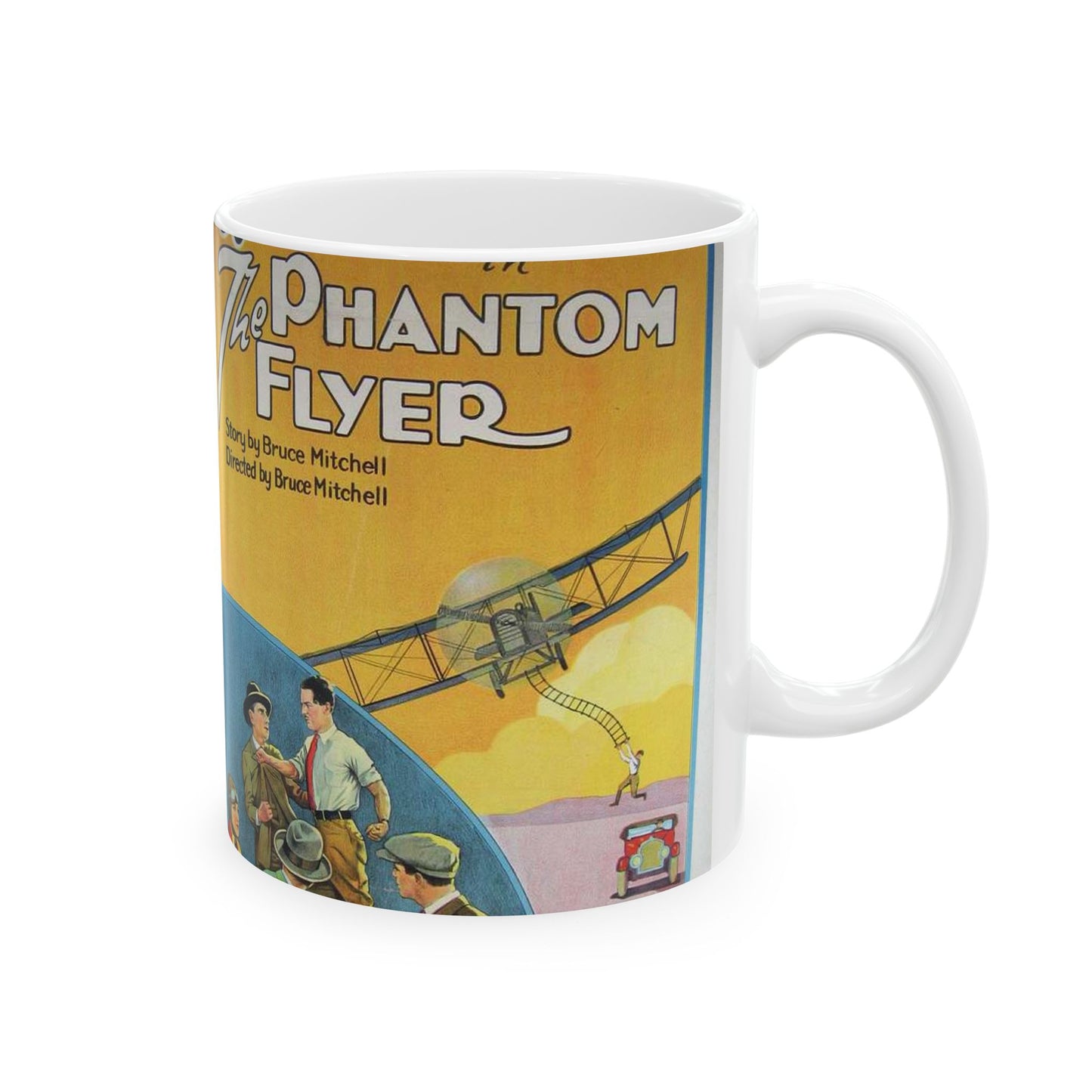 Phantom Flyer 1928 - Art Deco public domain image Beautiful Novelty Ceramic Coffee Mug 11oz