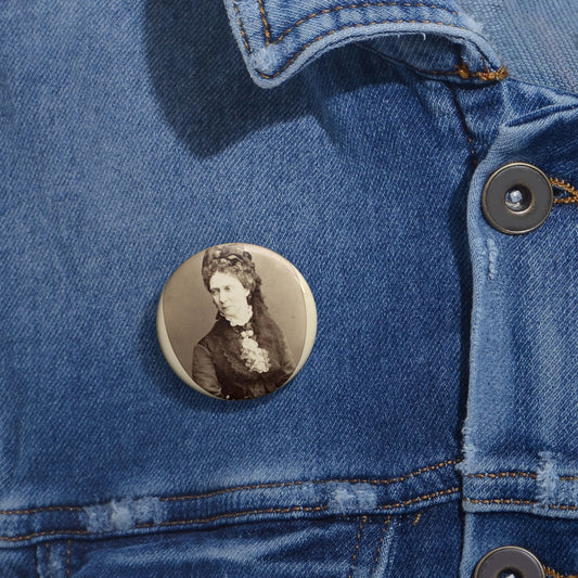 Maria Alexandrovna (Marie of Hesse) Pin Buttons with Crisp Design