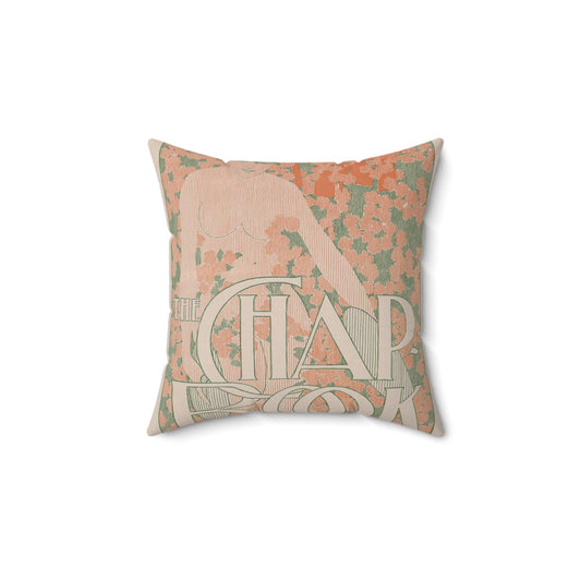 The Chap-book No. 4: May. - Public domain book illustration Decorative Accent Square Pillow