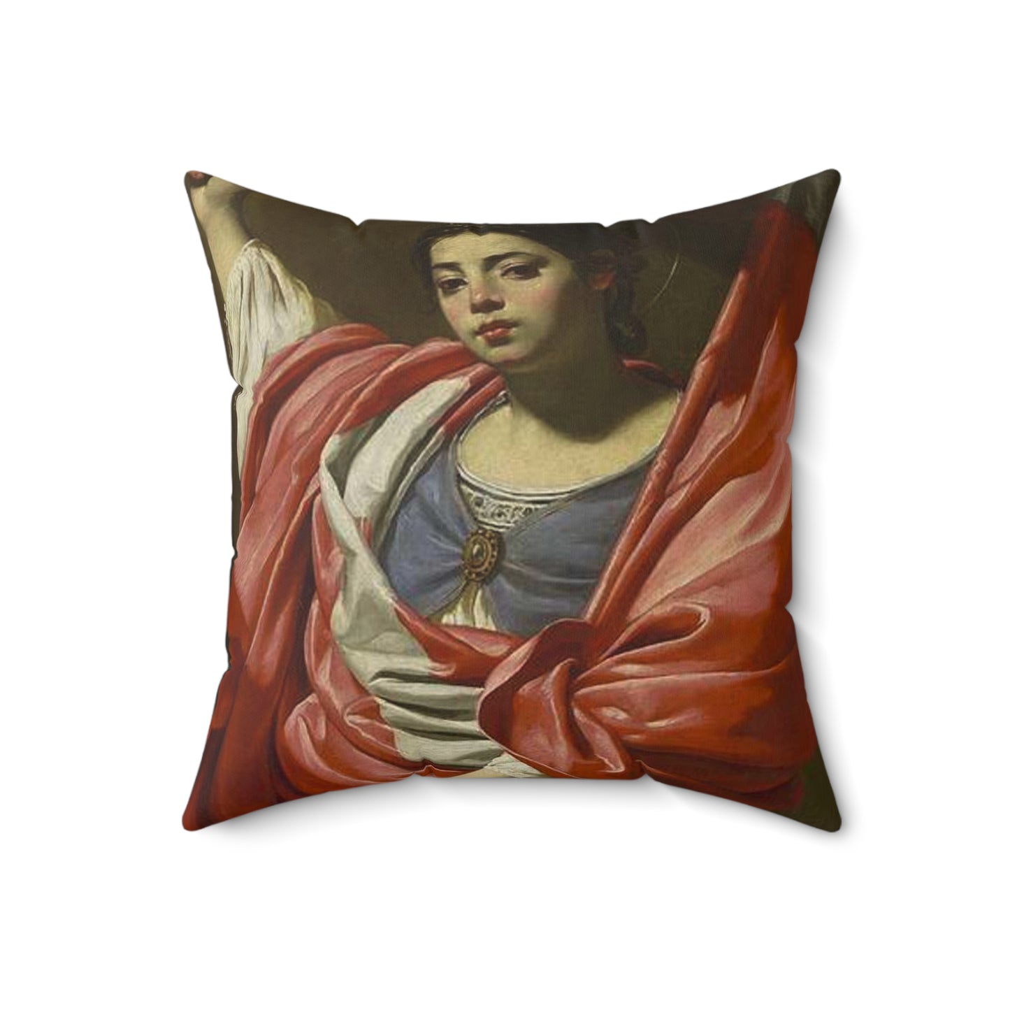 Vouet - School of - St. Ursula, c. 1620, 1961.285 Decorative Accent Square Pillow