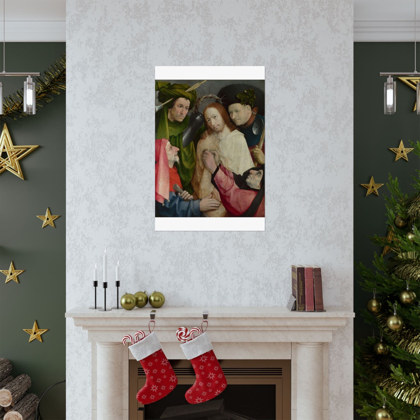Hieronymus Bosch - Christ Mocked (The Crowning with Thorns) - Google Art Project High Quality Matte Wall Art Poster for Home, Office, Classroom