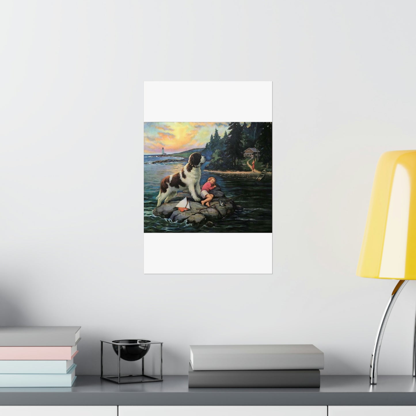 Found by Edward Mason Eggleston High Quality Matte Wall Art Poster for Home, Office, Classroom