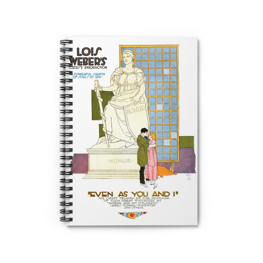 Even as You and I, by Burton Rice Spiral Bound Ruled Notebook with Printed Cover