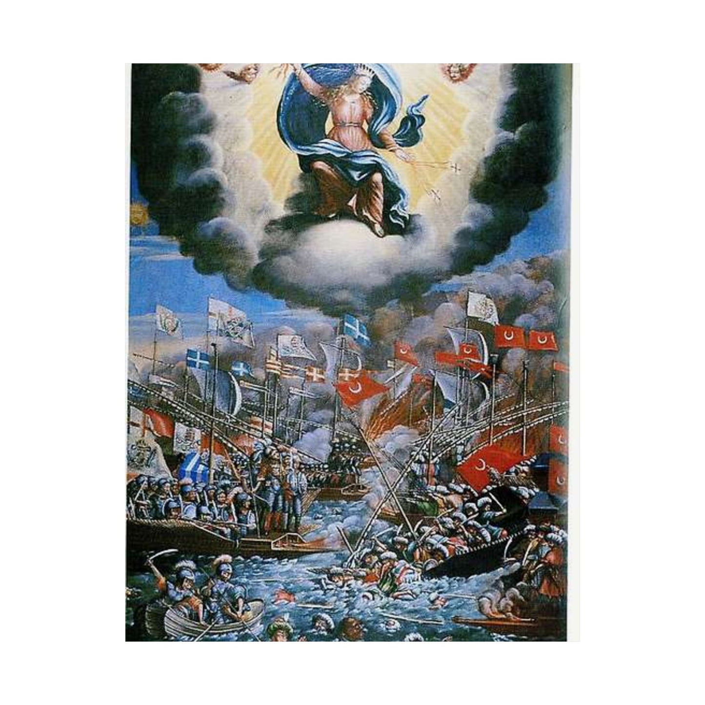 La batalla de Lepanto en Las Galeras, p. 56 High Quality Matte Wall Art Poster for Home, Office, Classroom