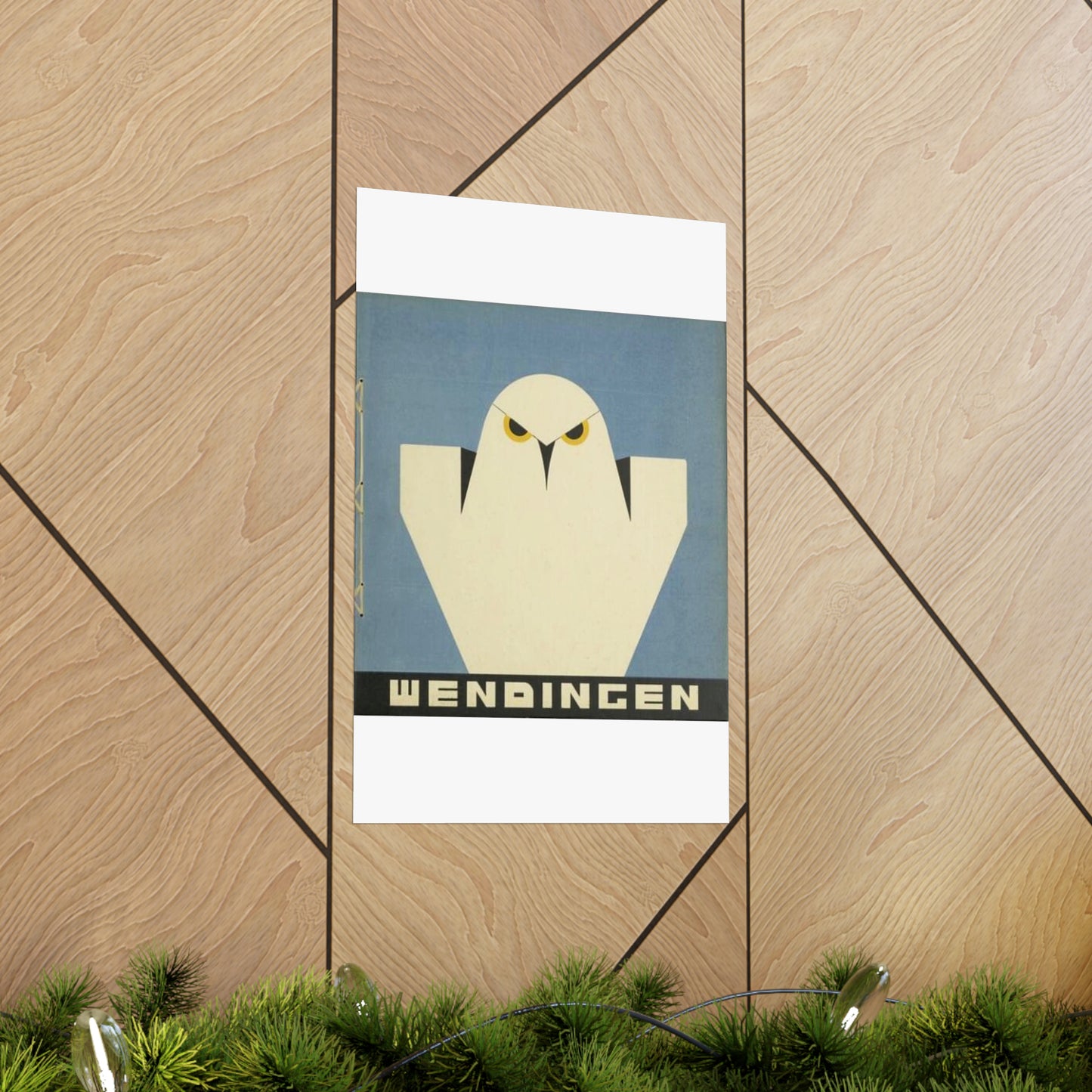 Wendingen Series 12 No. 01 - Art Deco public domain image High Quality Matte Wall Art Poster for Home, Office, Classroom