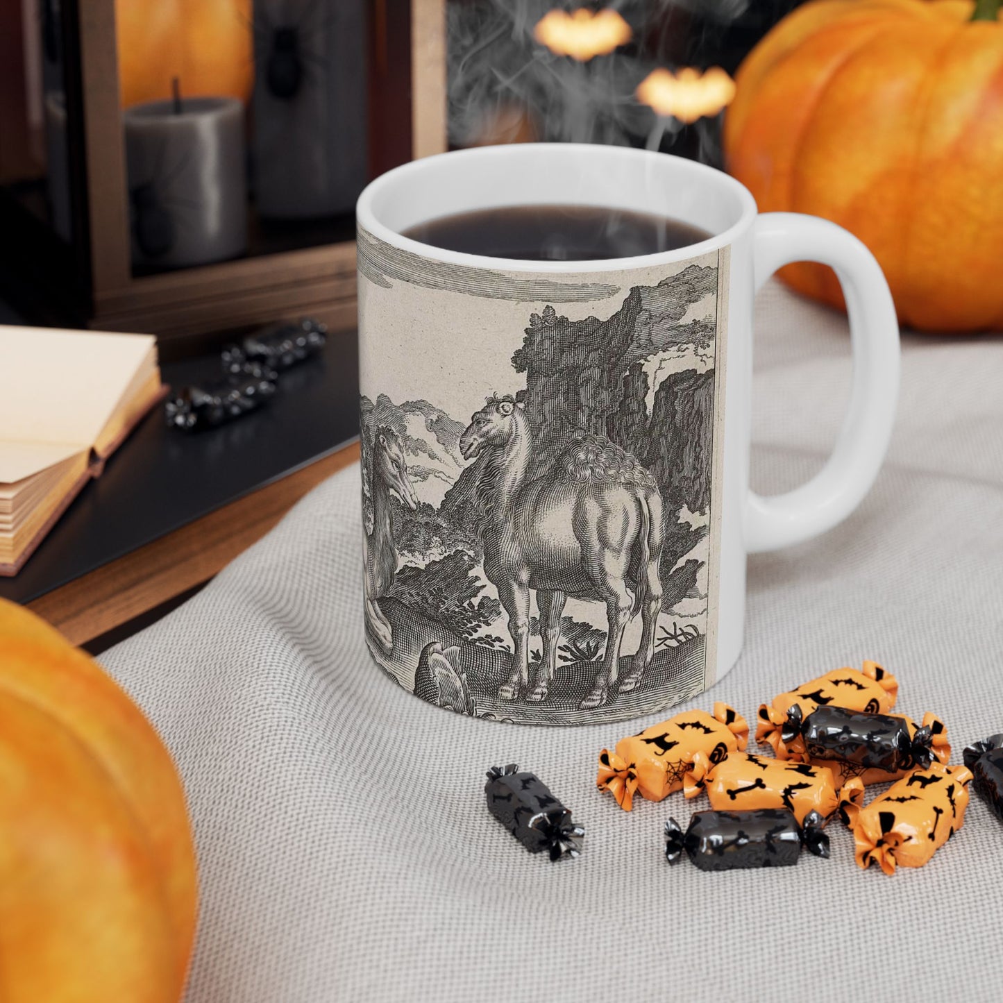 Adriaen Collaert - Dromedarissen en een kameel Beautiful Novelty Ceramic Coffee Mug 11oz