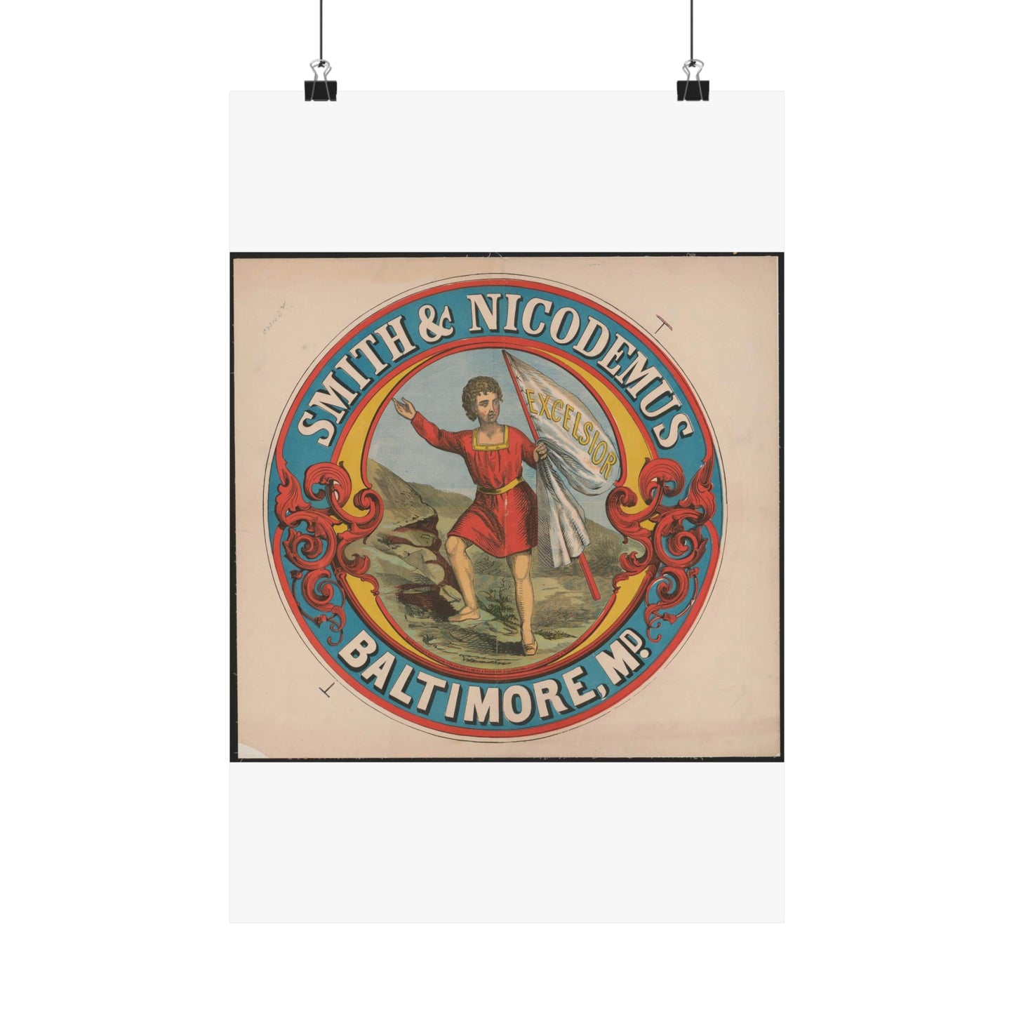 Smith & Nicodemus, Baltimore, MD High Quality Matte Wall Art Poster for Home, Office, Classroom