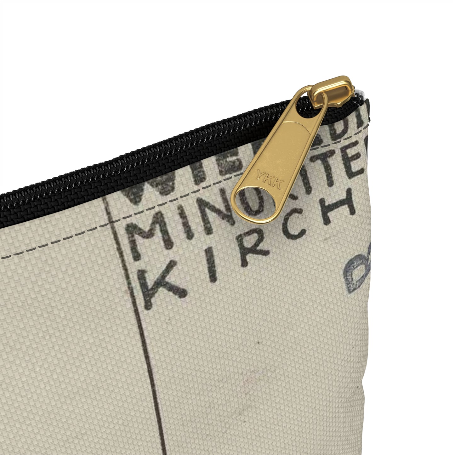 Vienna- Minorite Church (Wien- Die Minoriten Kirche) MET DP844339 Large Organizer Pouch with Black Zipper