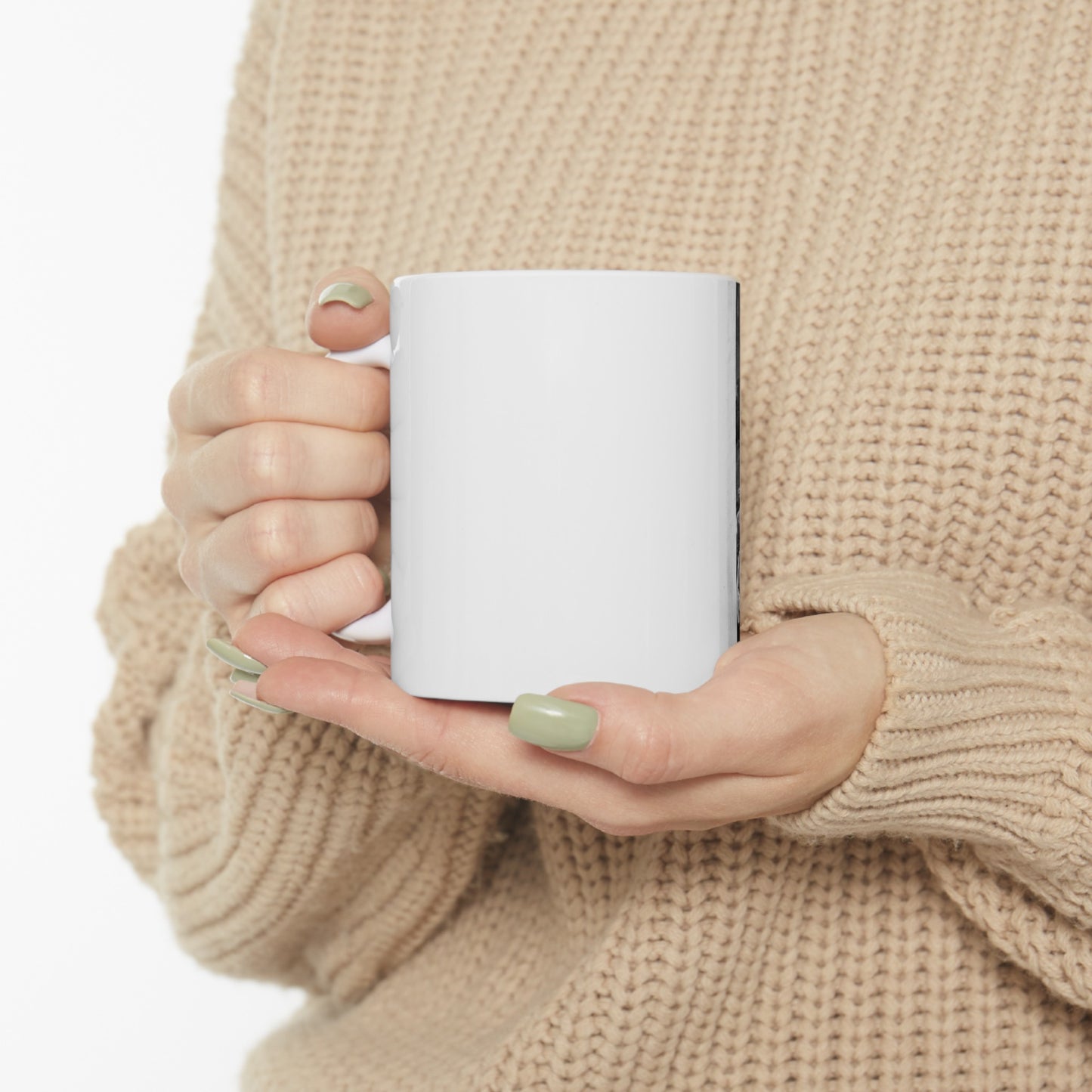 [French Girls in Blue Jeans] - American Embassy, Paris, France, Marshall Plan photogrpaphs Beautiful Novelty Ceramic Coffee Mug 11oz