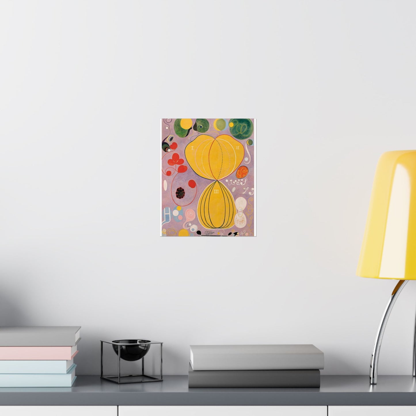 Hilma af Klint - The Ten Largest No. 7 - Adulthood - 1907 High Quality Matte Wall Art Poster for Home, Office, Classroom