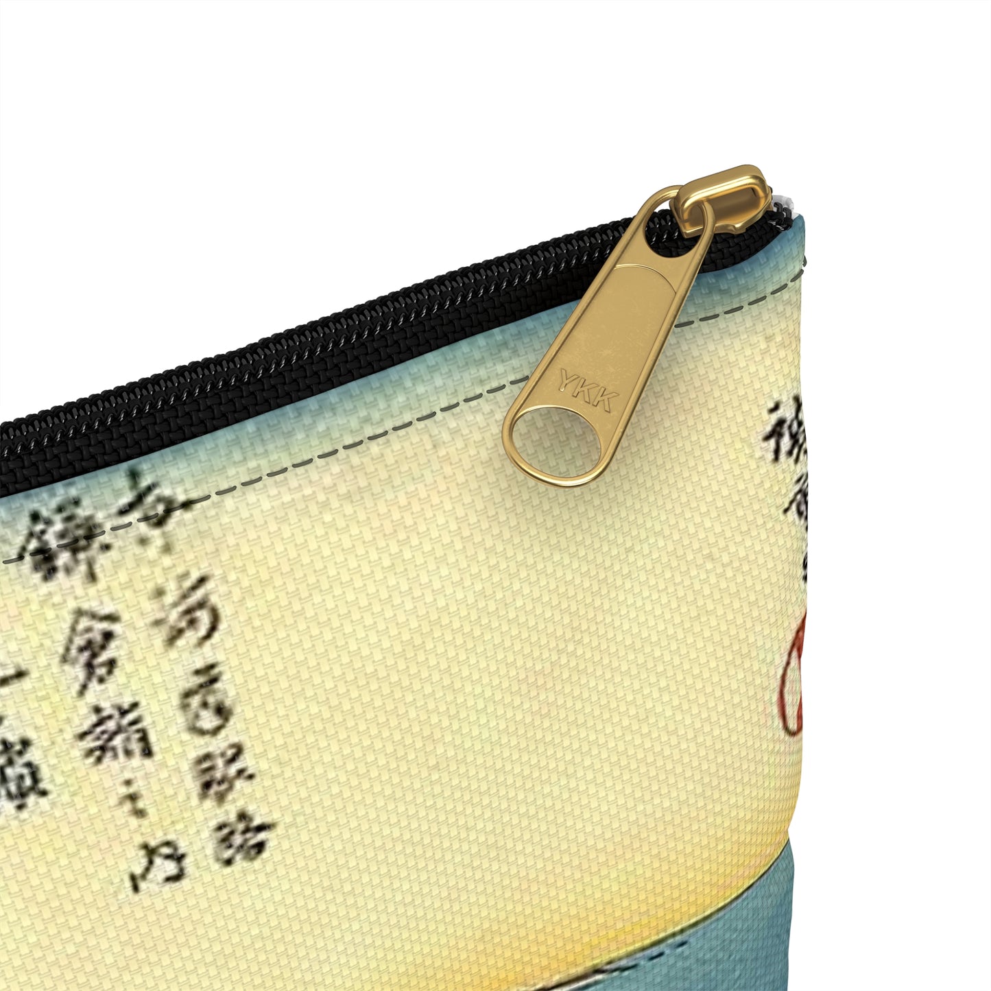 Utagawa Hiroshige - Hiroshige, Yuigahama Large Organizer Pouch with Black Zipper