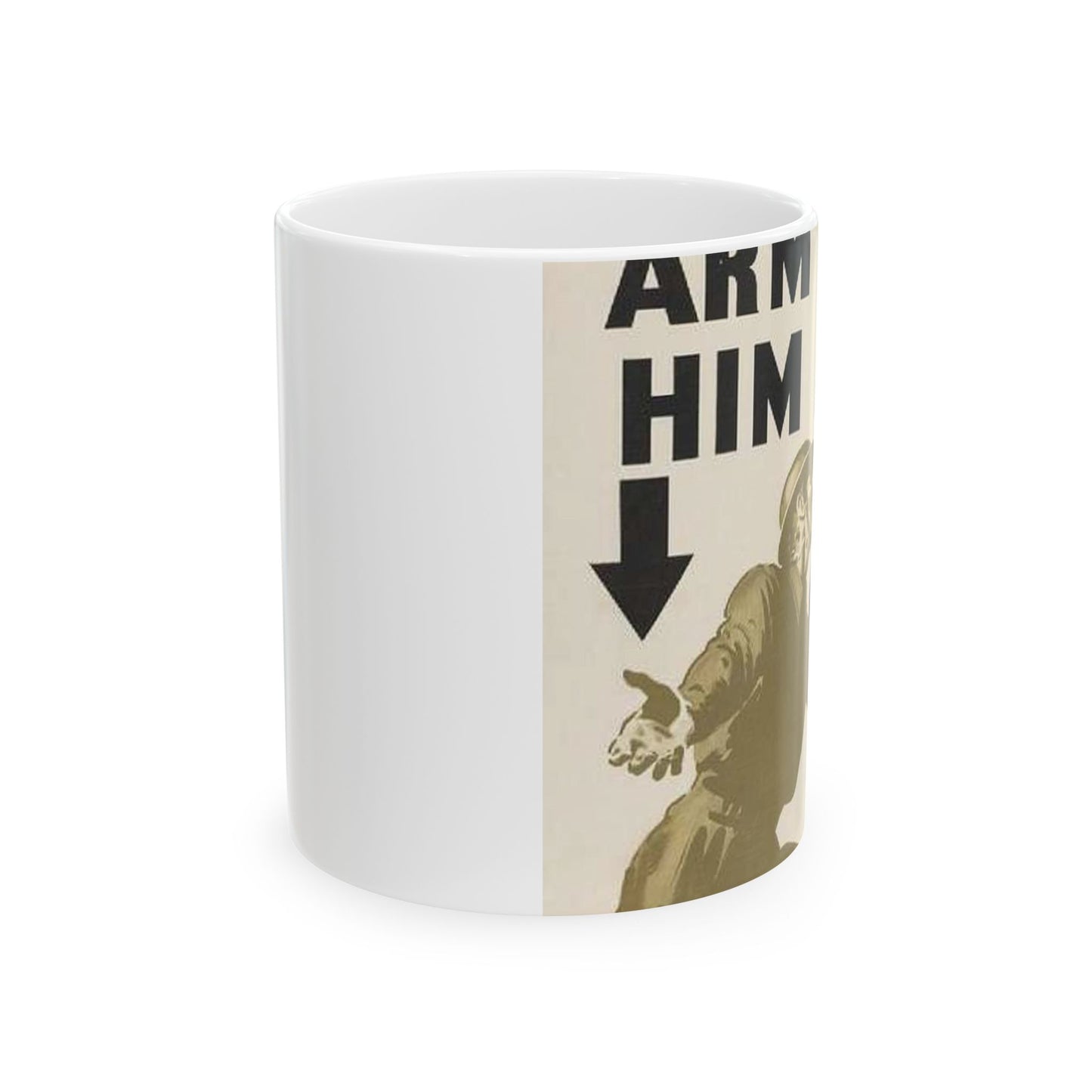 Arm Him Art.IWMPST3378 - Art Deco public domain image Beautiful Novelty Ceramic Coffee Mug 11oz