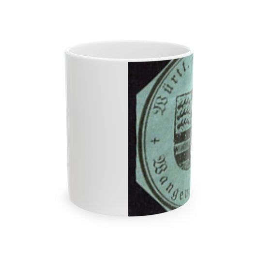 Oberamt Wangen Briefsiegel - public domain postal stamp scan Beautiful Novelty Ceramic Coffee Mug 11oz