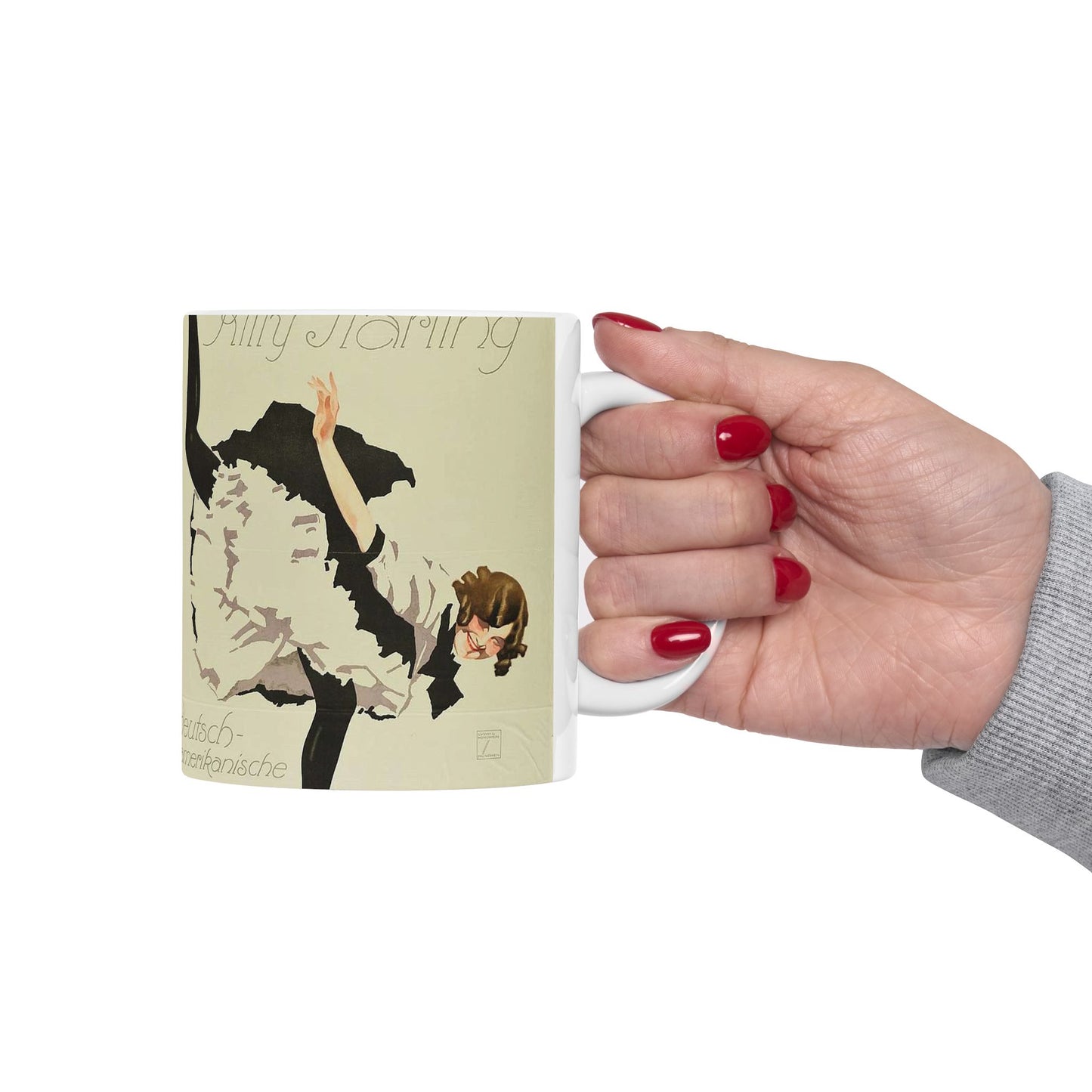 Kitty Starling - deutsch-amerikanische Excentric-Tänzerin, 1914 Beautiful Novelty Ceramic Coffee Mug 11oz