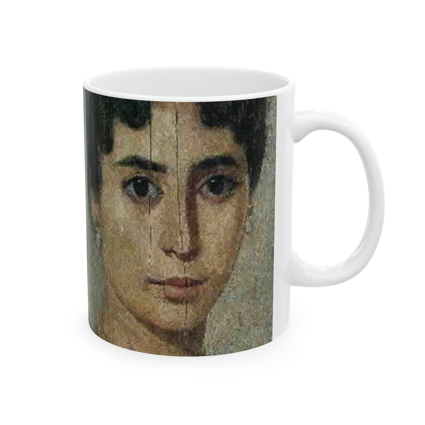 Fayum portrait BM EA 65346 (detail) Beautiful Novelty Ceramic Coffee Mug 11oz