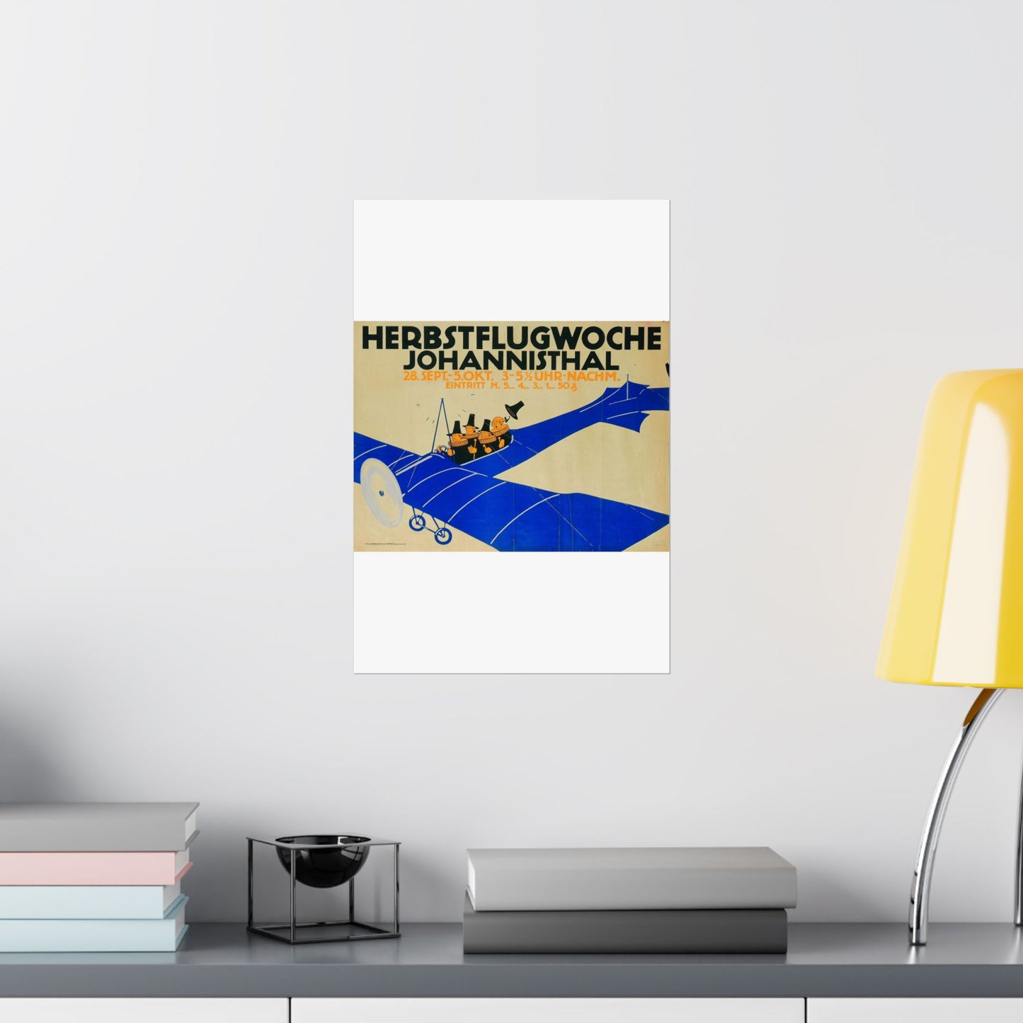 Herbstflugwoche Johannisthal - Julius Klinger High Quality Matte Wall Art Poster for Home, Office, Classroom