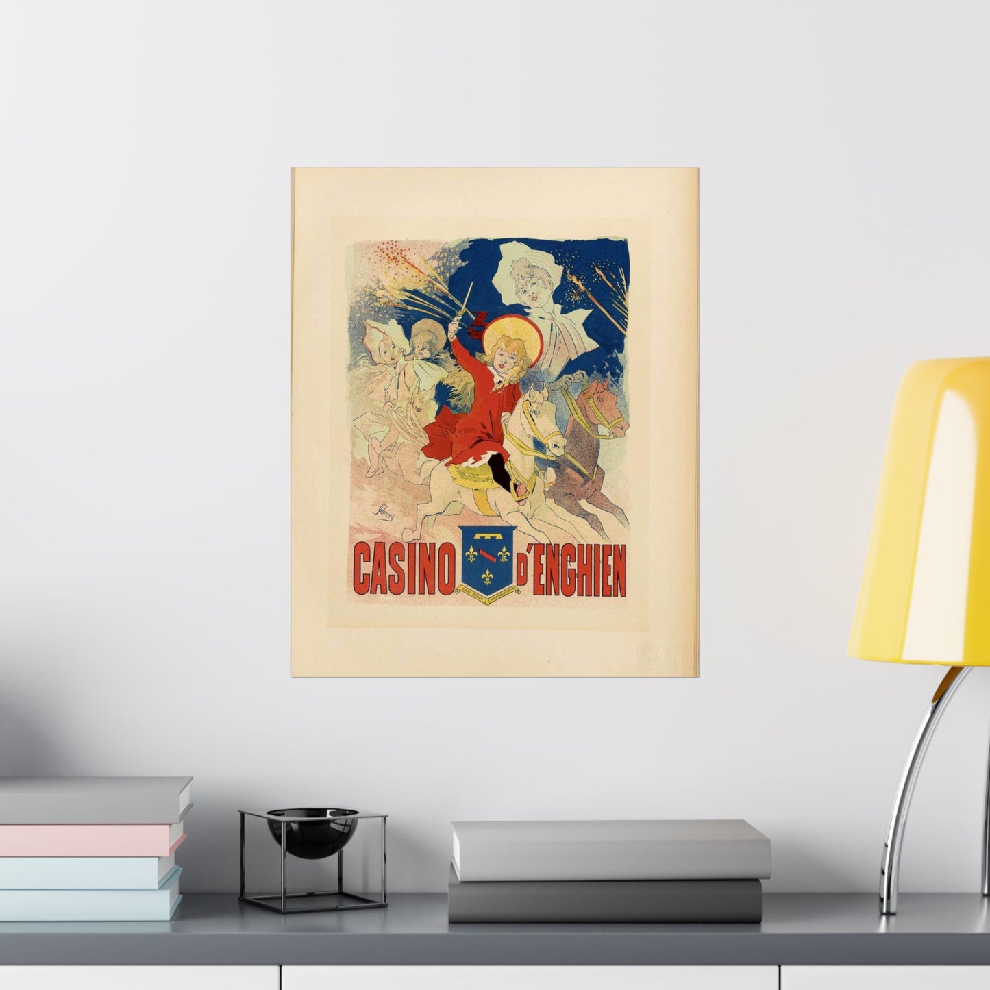 Maîtres de l'affiche V 3 - Pl 129 - Jules Chéret High Quality Matte Wall Art Poster for Home, Office, Classroom