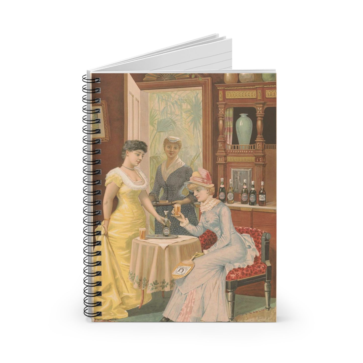 Bartholomay Brewing Co, bottling department, central avenue Spiral Bound Ruled Notebook with Printed Cover