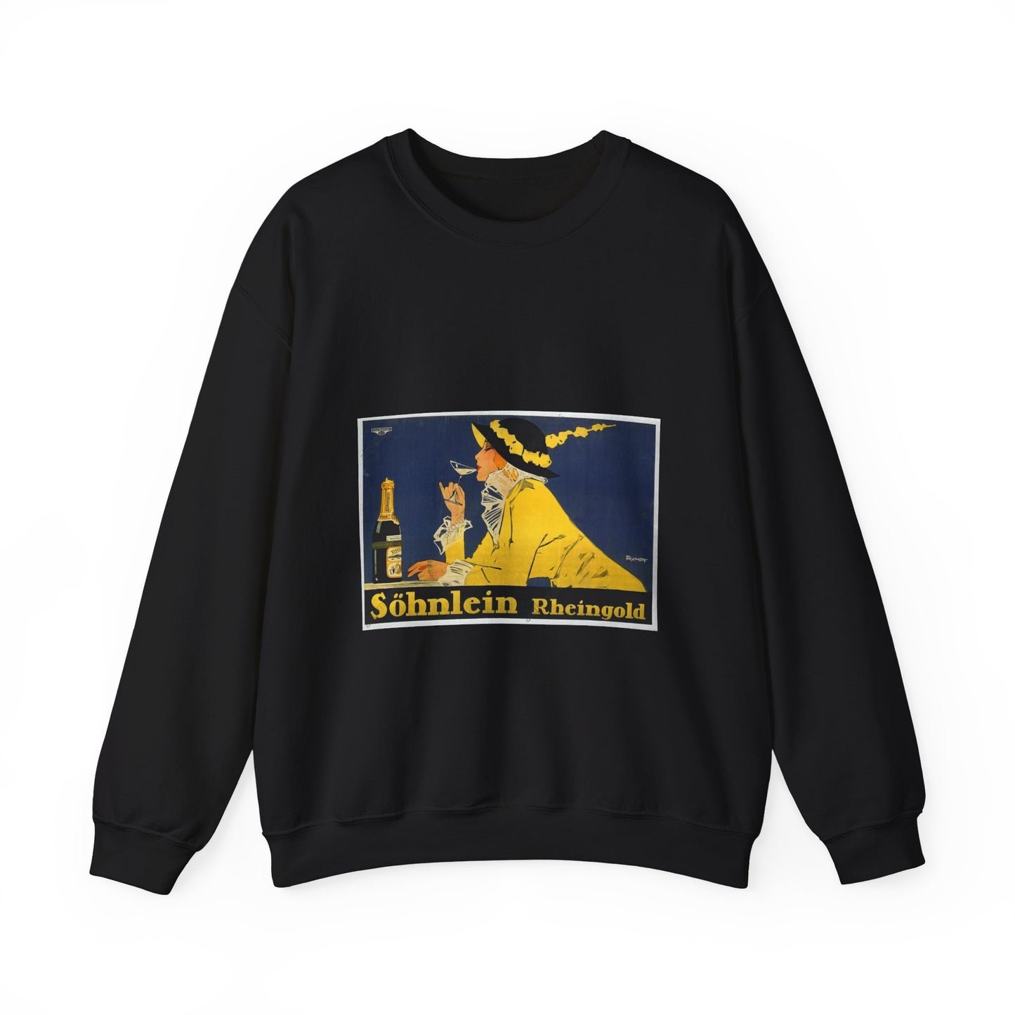 Fritz Rumpf (1888-1949) - Söhnlein Rheingold, c. 1910 Black Heavy Blend Adult Crew Neck SweatShirt