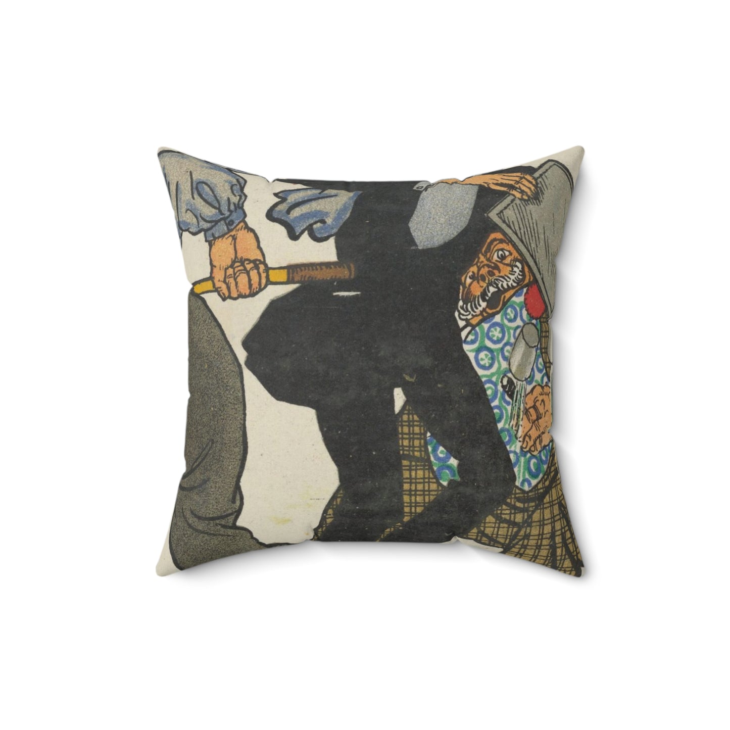 Viennese Café: Carambole (Wiener Café: Carabol) Decorative Accent Square Pillow