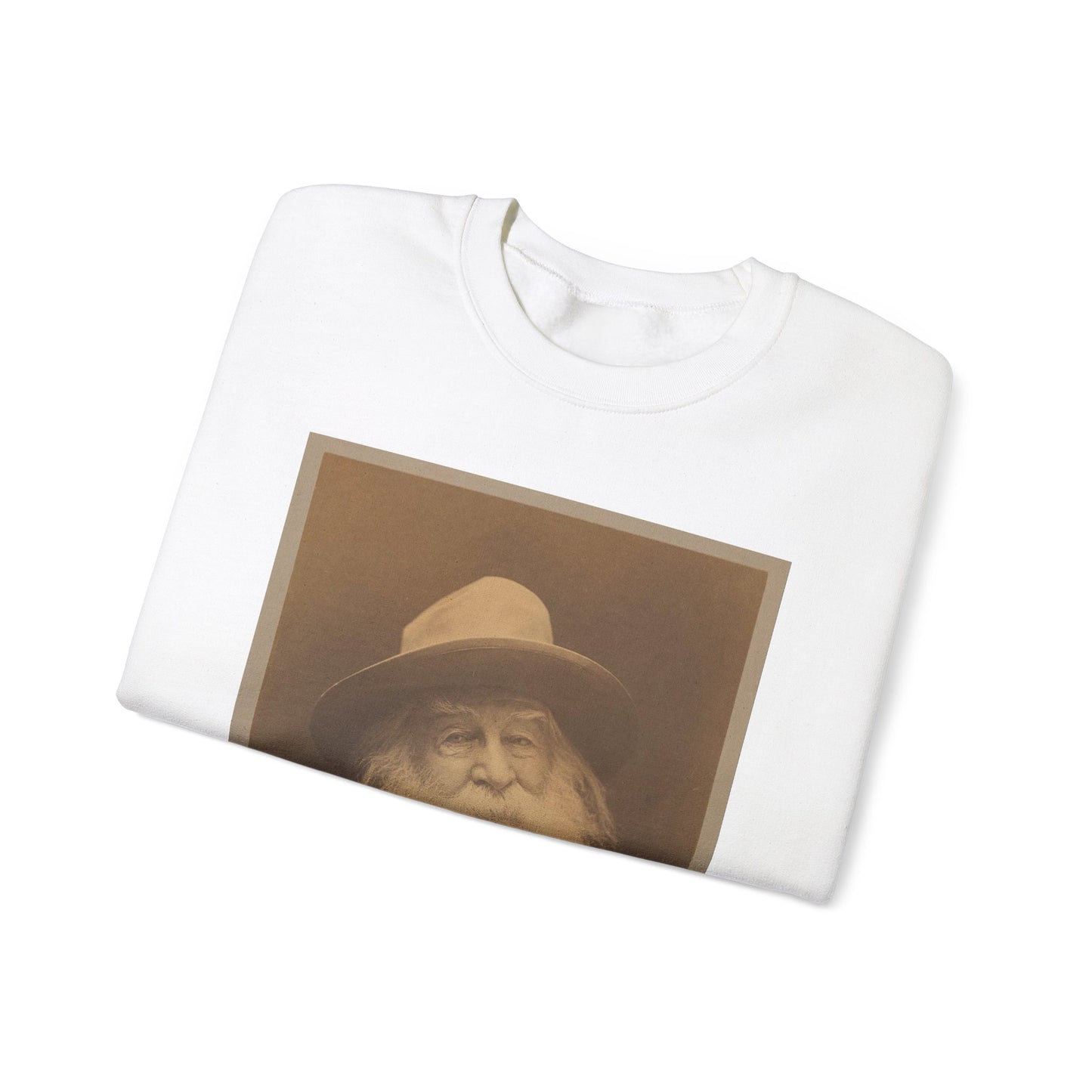 George C. Cox - Walt Whitman - Google Art Project White Heavy Blend Adult Crew Neck SweatShirt