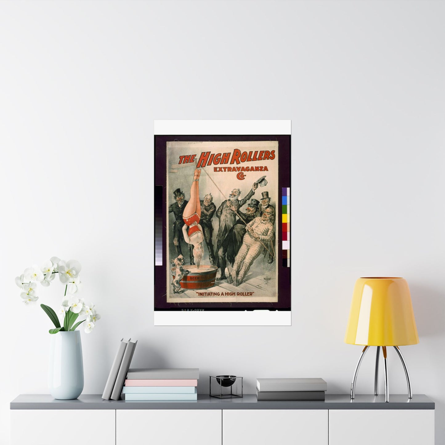 The High Rollers Extravaganza Co. High Quality Matte Wall Art Poster for Home, Office, Classroom