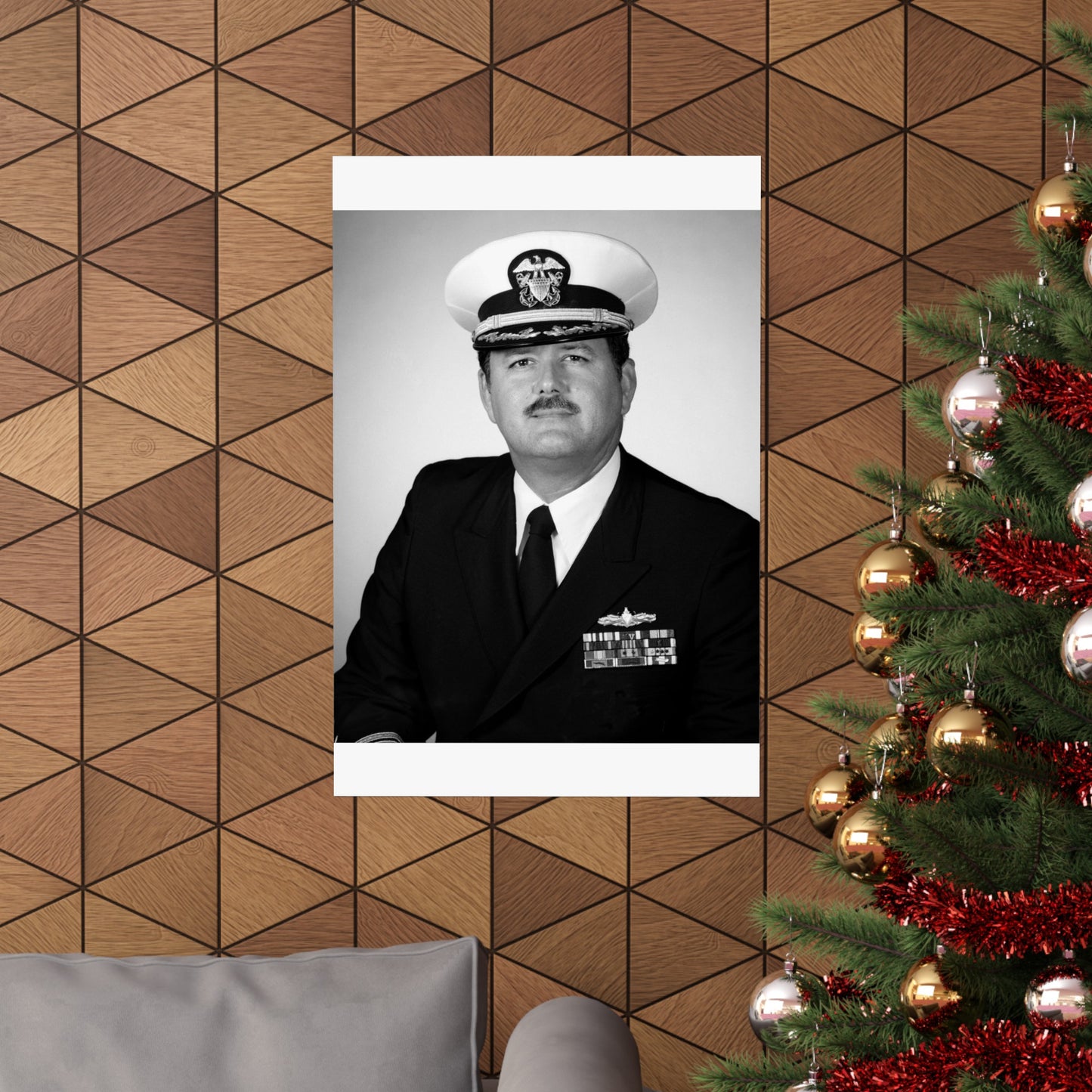 CDR Terry M. Wight, USN (covered) High Quality Matte Wall Art Poster for Home, Office, Classroom