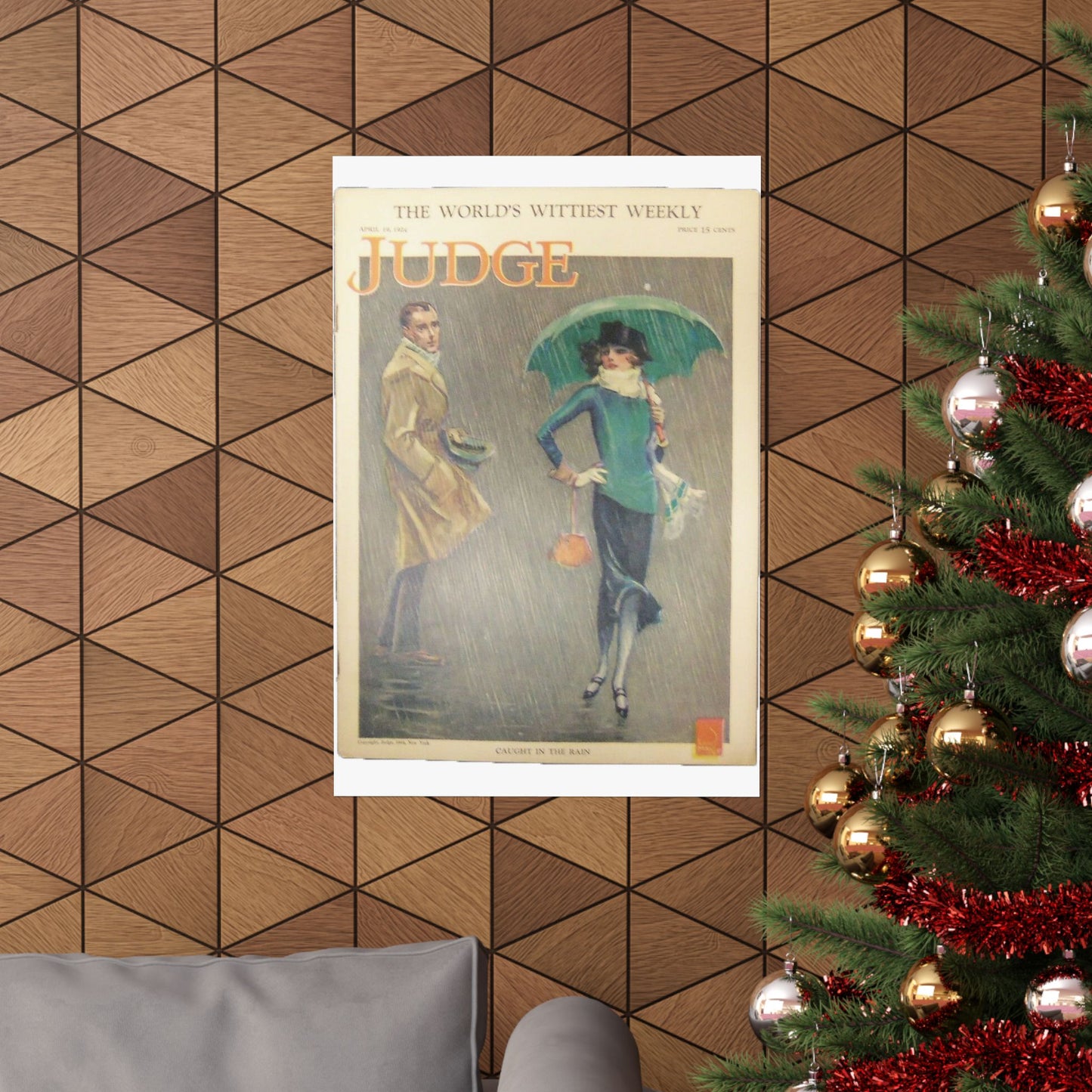 JudgeMagazine19Apr1924 - Art Deco public domain image High Quality Matte Wall Art Poster for Home, Office, Classroom