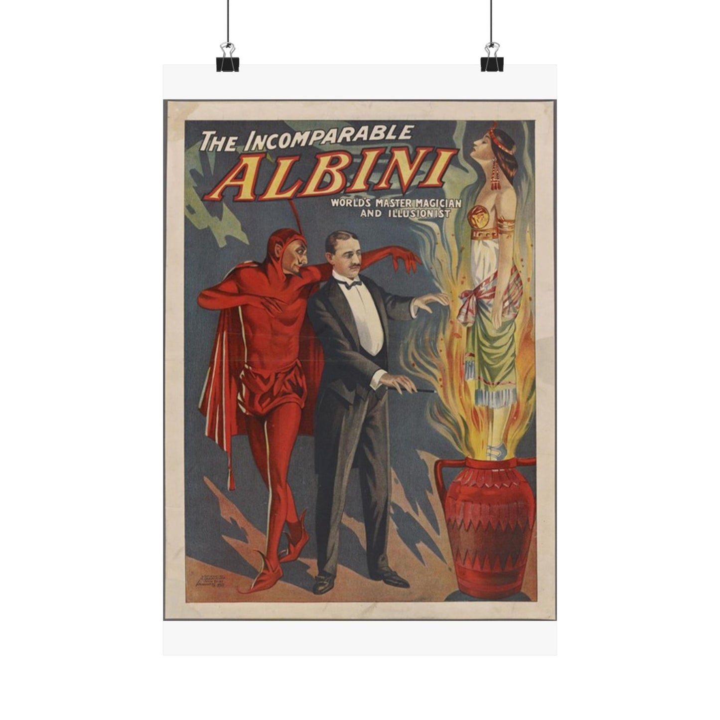 TheIncomperable Albini Theatrical Poster High Quality Matte Wall Art Poster for Home, Office, Classroom