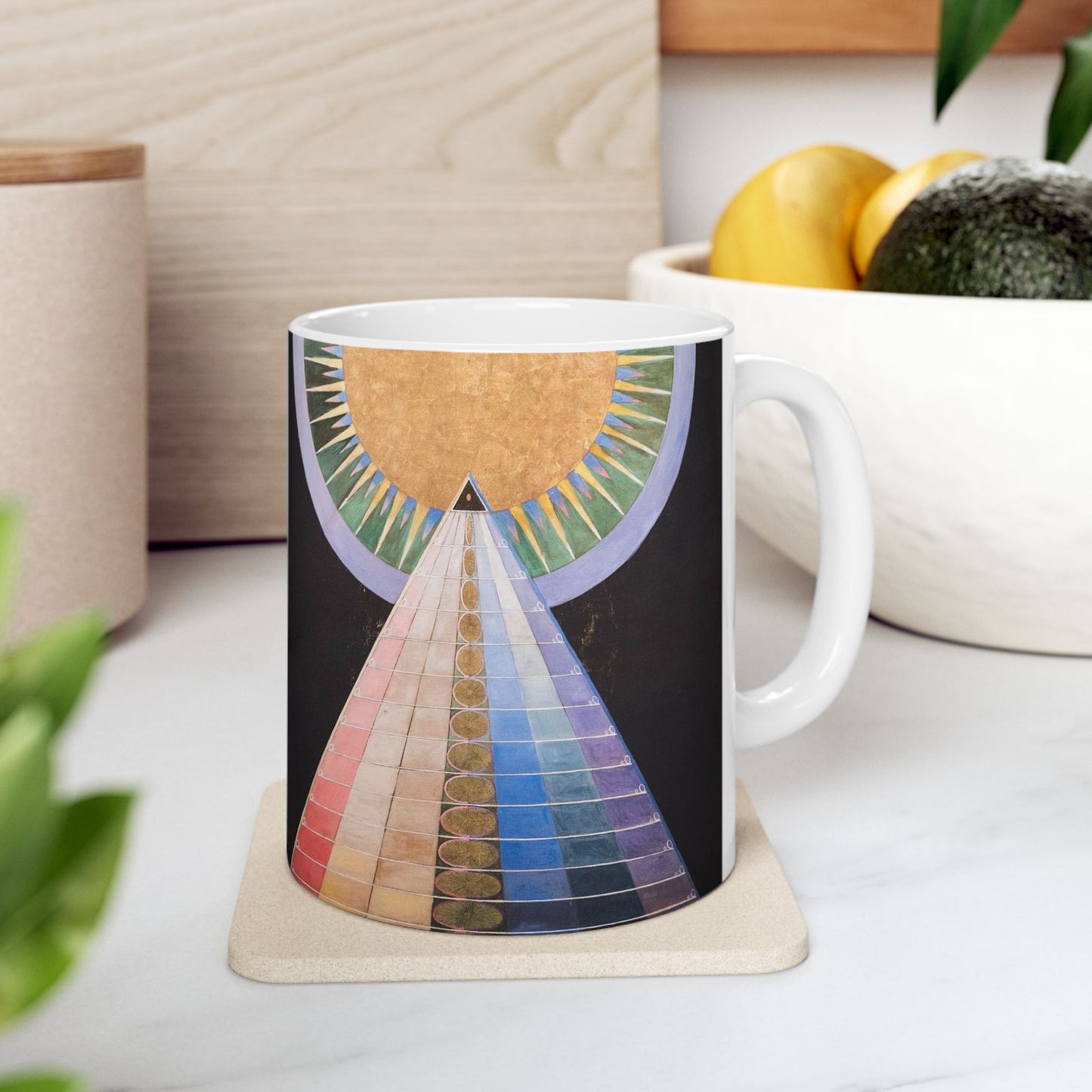 Hilma af Klint - Altarpiece No. 1 Group X (13919) Beautiful Novelty Ceramic Coffee Mug 11oz