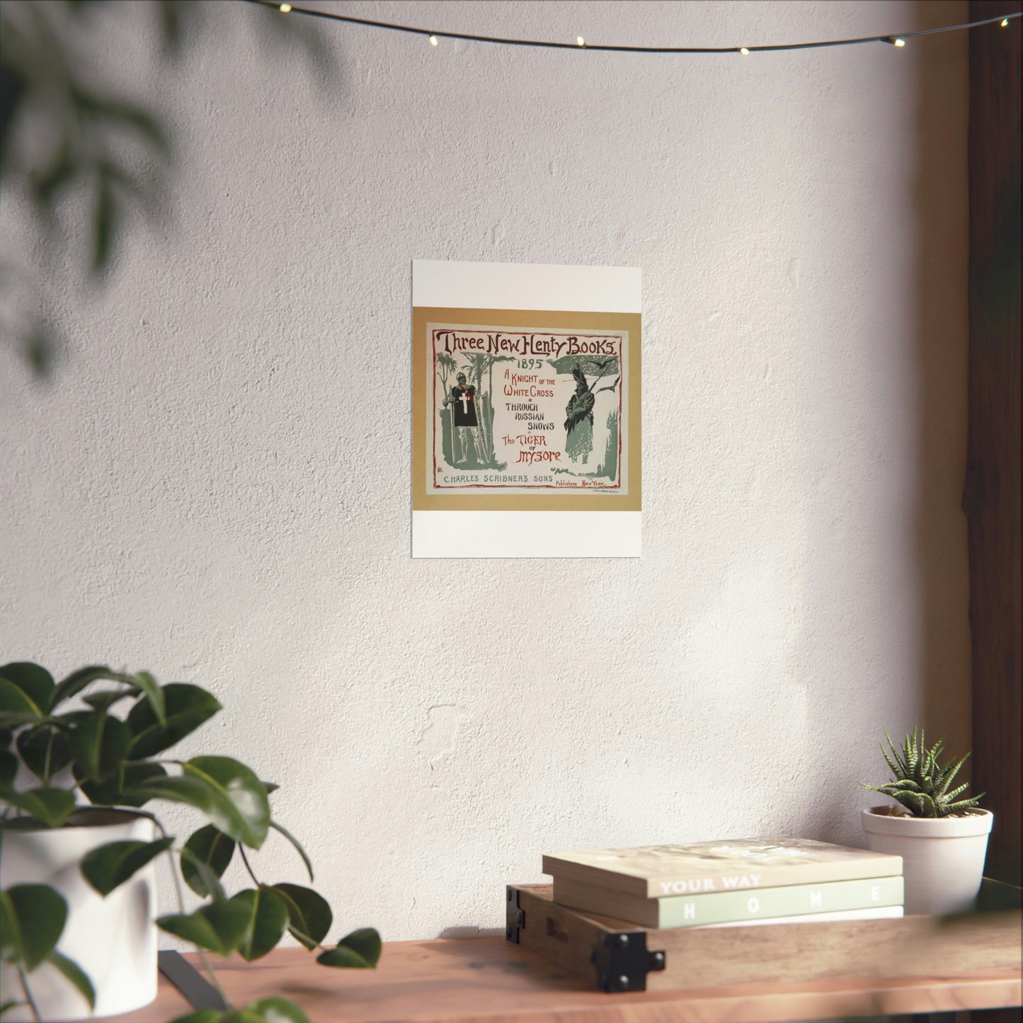 Three new Henty books., Art Nouveau Poster High Quality Matte Wall Art Poster for Home, Office, Classroom