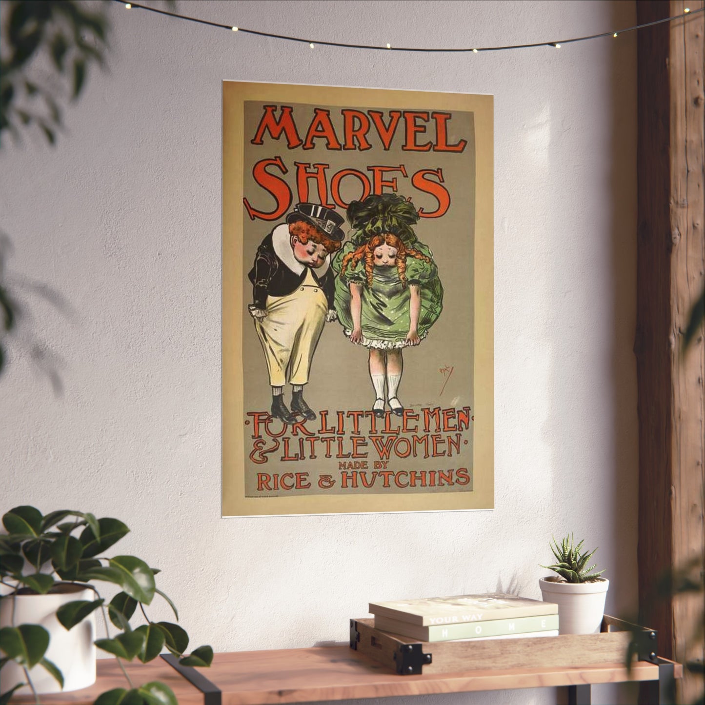 Marvel shoes for little men & little women. High Quality Matte Wall Art Poster for Home, Office, Classroom