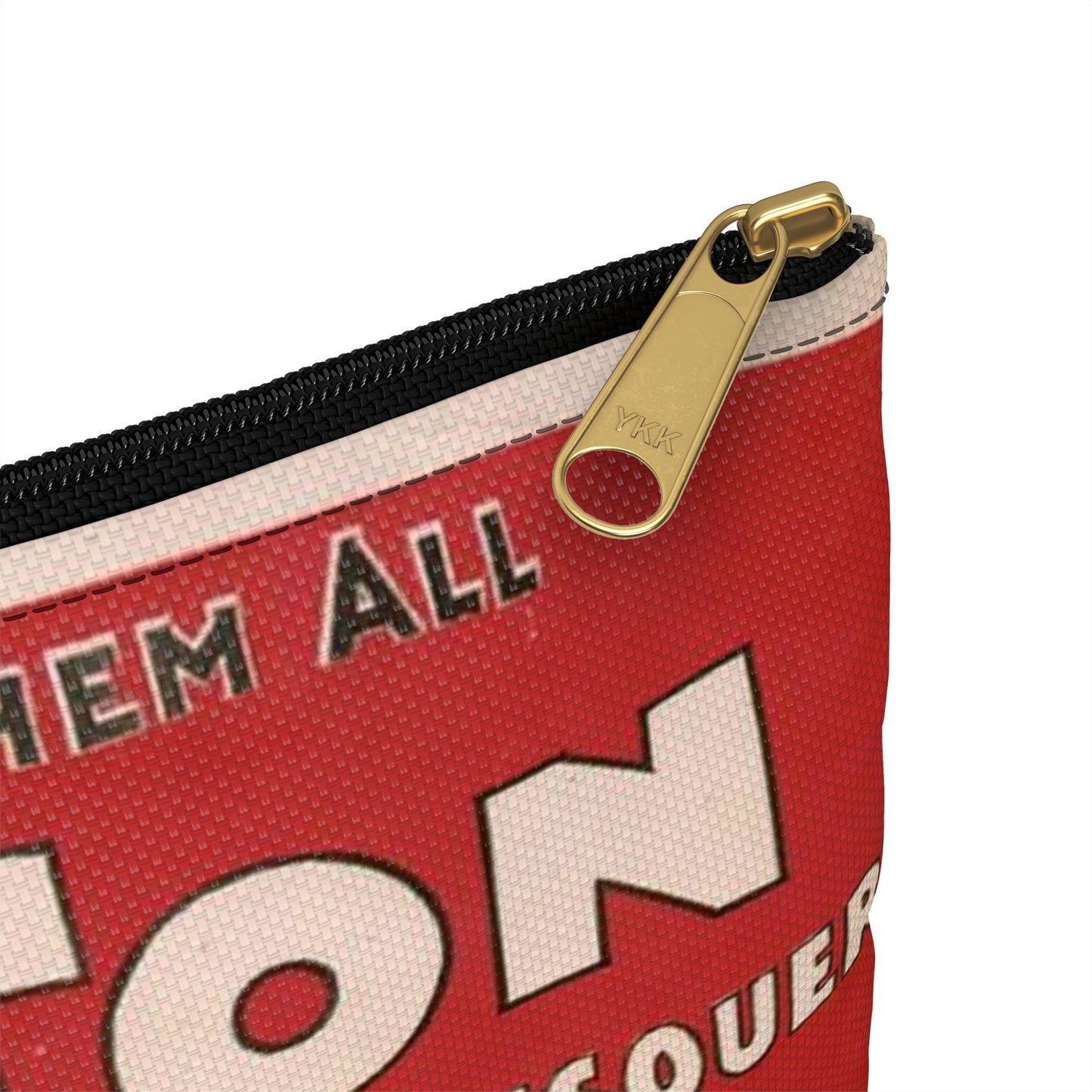 Bon Ton Burlesquers 365 days ahead of them all. Large Organizer Pouch with Black Zipper