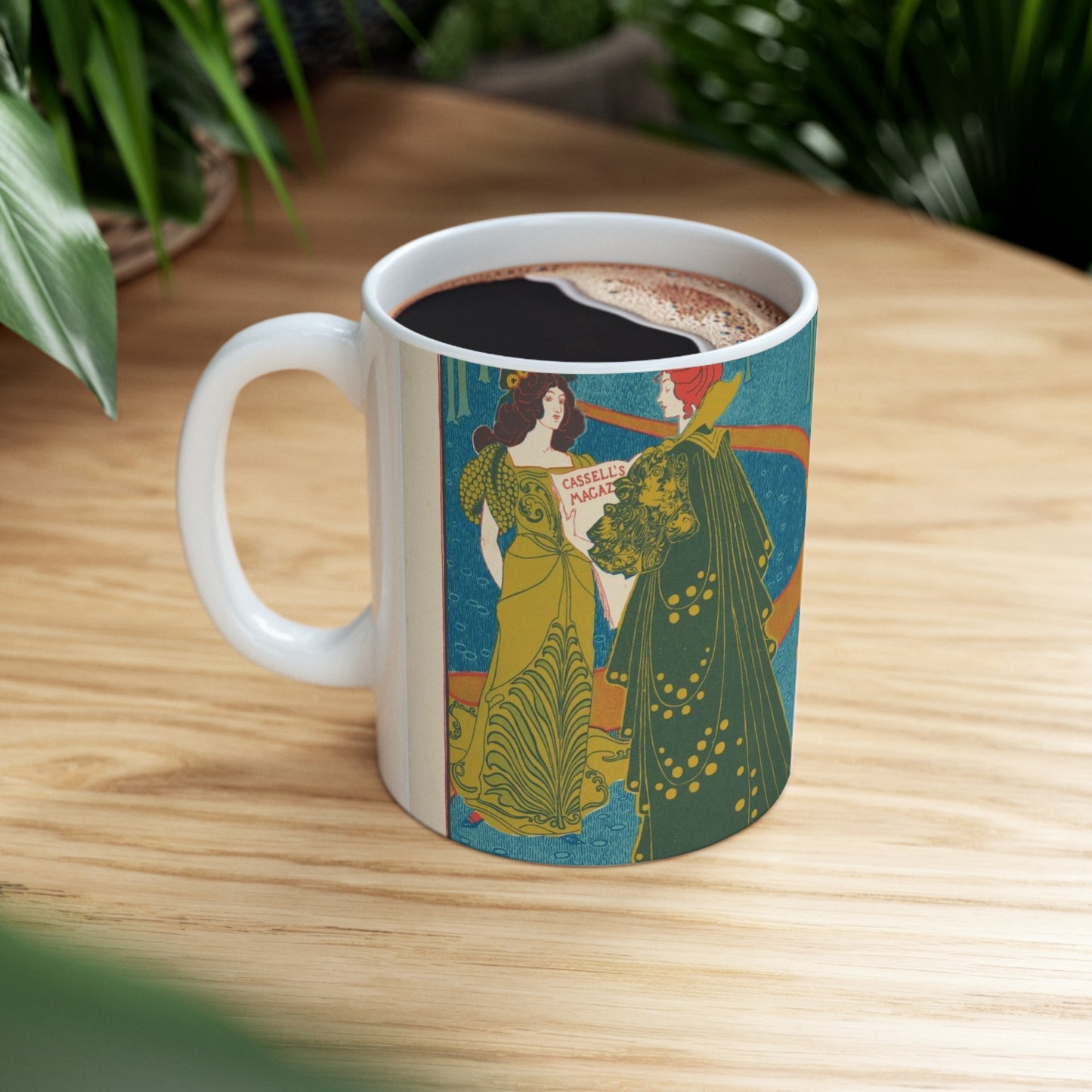 Louis Rhead - Cassell's Magazine: December Beautiful Novelty Ceramic Coffee Mug 11oz