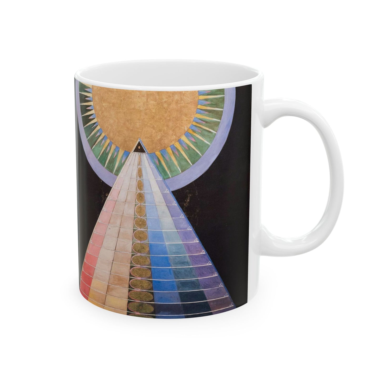 Hilma af Klint - Altarpiece No. 1 Group X (13919) Beautiful Novelty Ceramic Coffee Mug 11oz