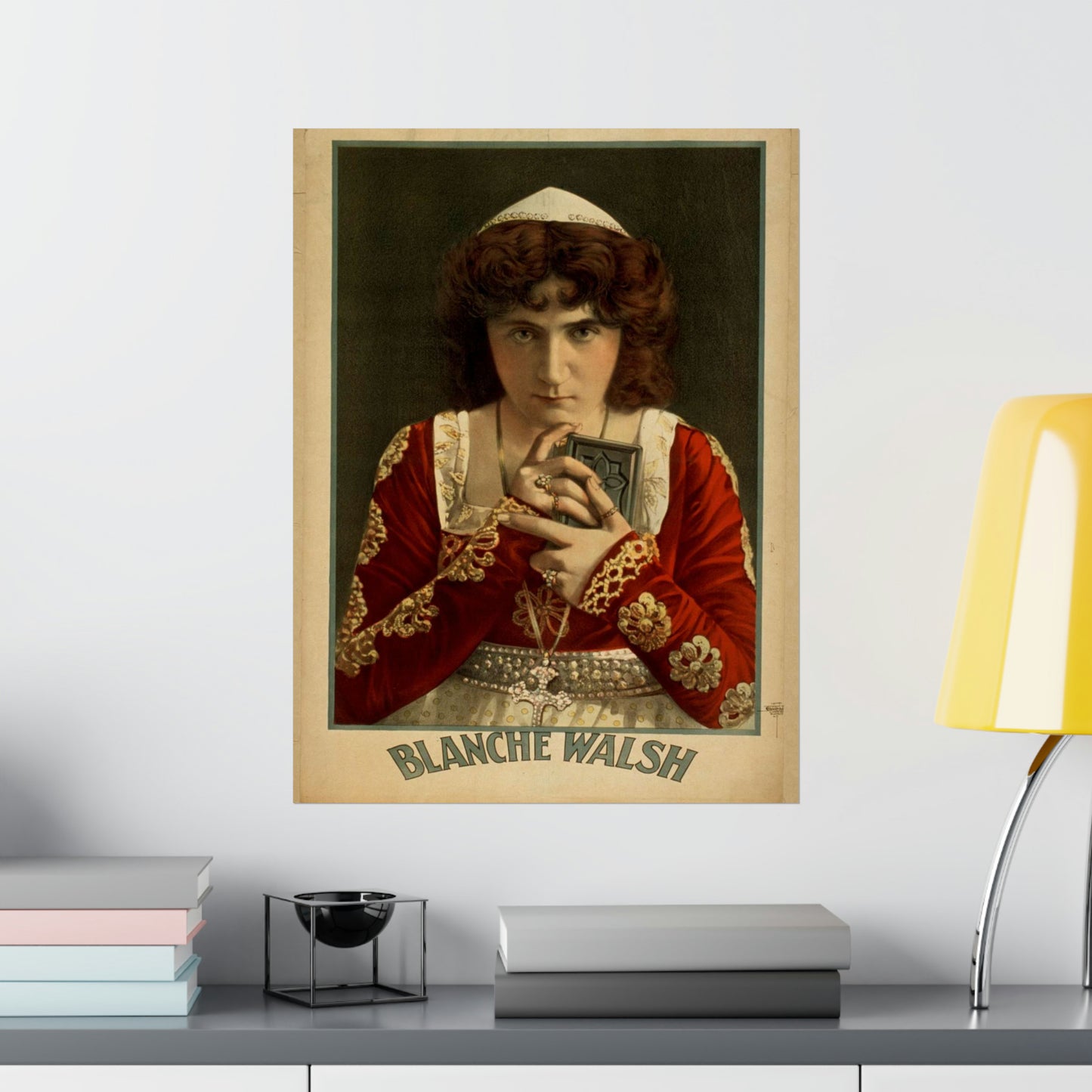 Blanche Walsh, American vaudeville and popular entertainment 1870 1920 High Quality Matte Wall Art Poster for Home, Office, Classroom