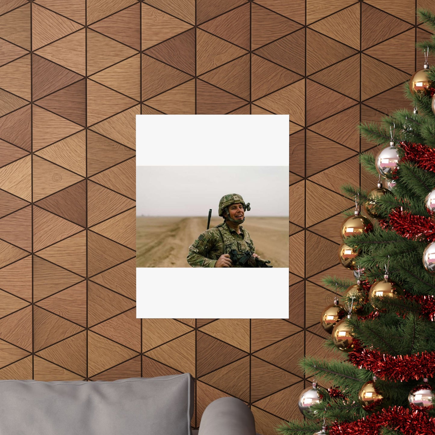 U.S. Air Force Staff Sgt. Andrew Meyer, 821st Contingency High Quality Matte Wall Art Poster for Home, Office, Classroom